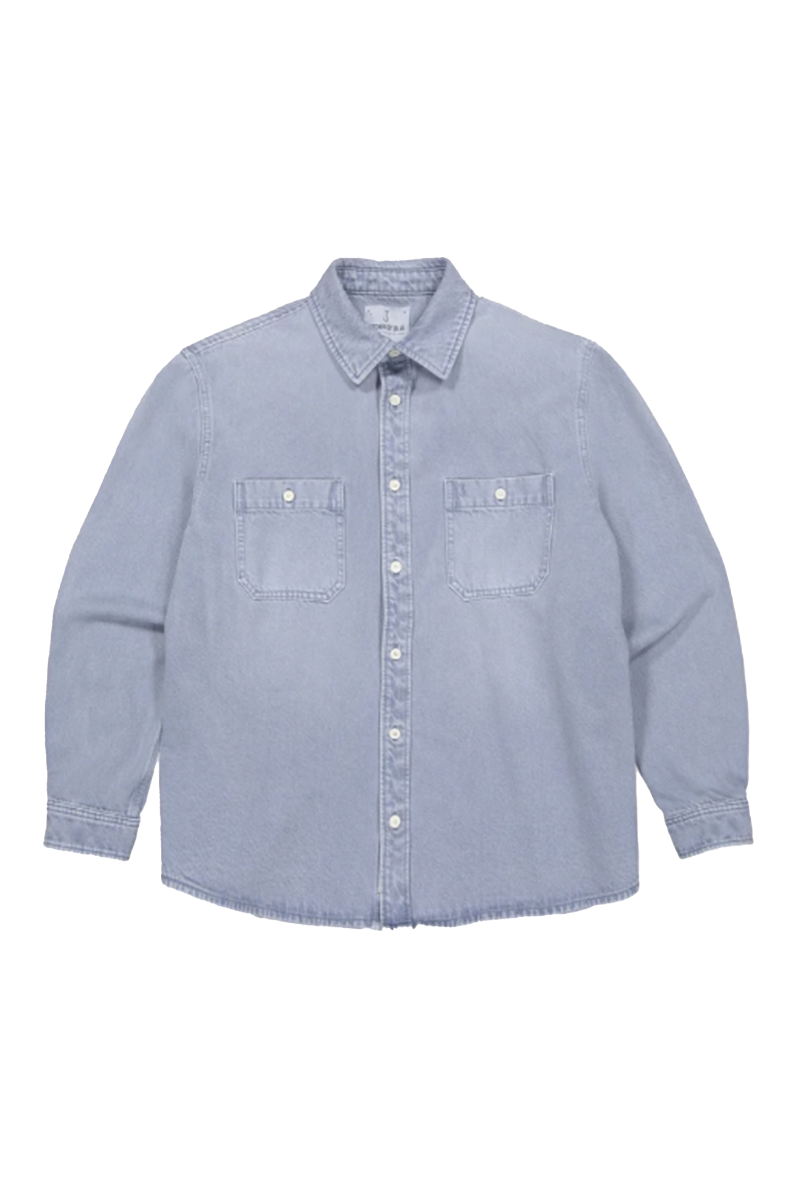 Heren overhemd lm casual blauw