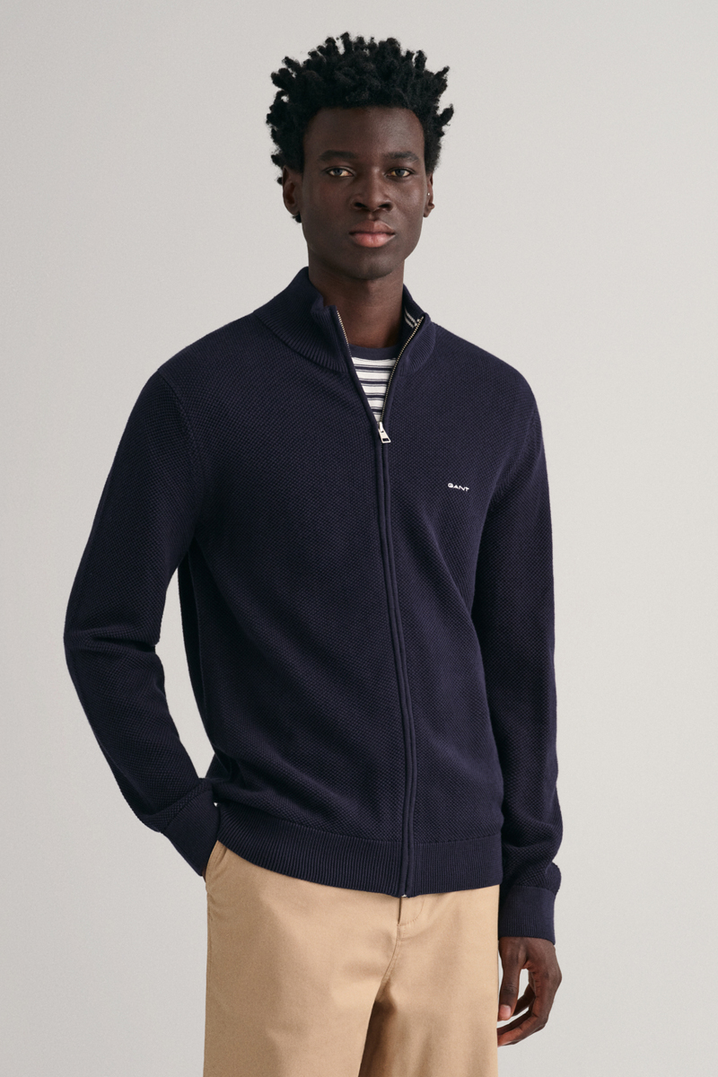 Heren vest blauw