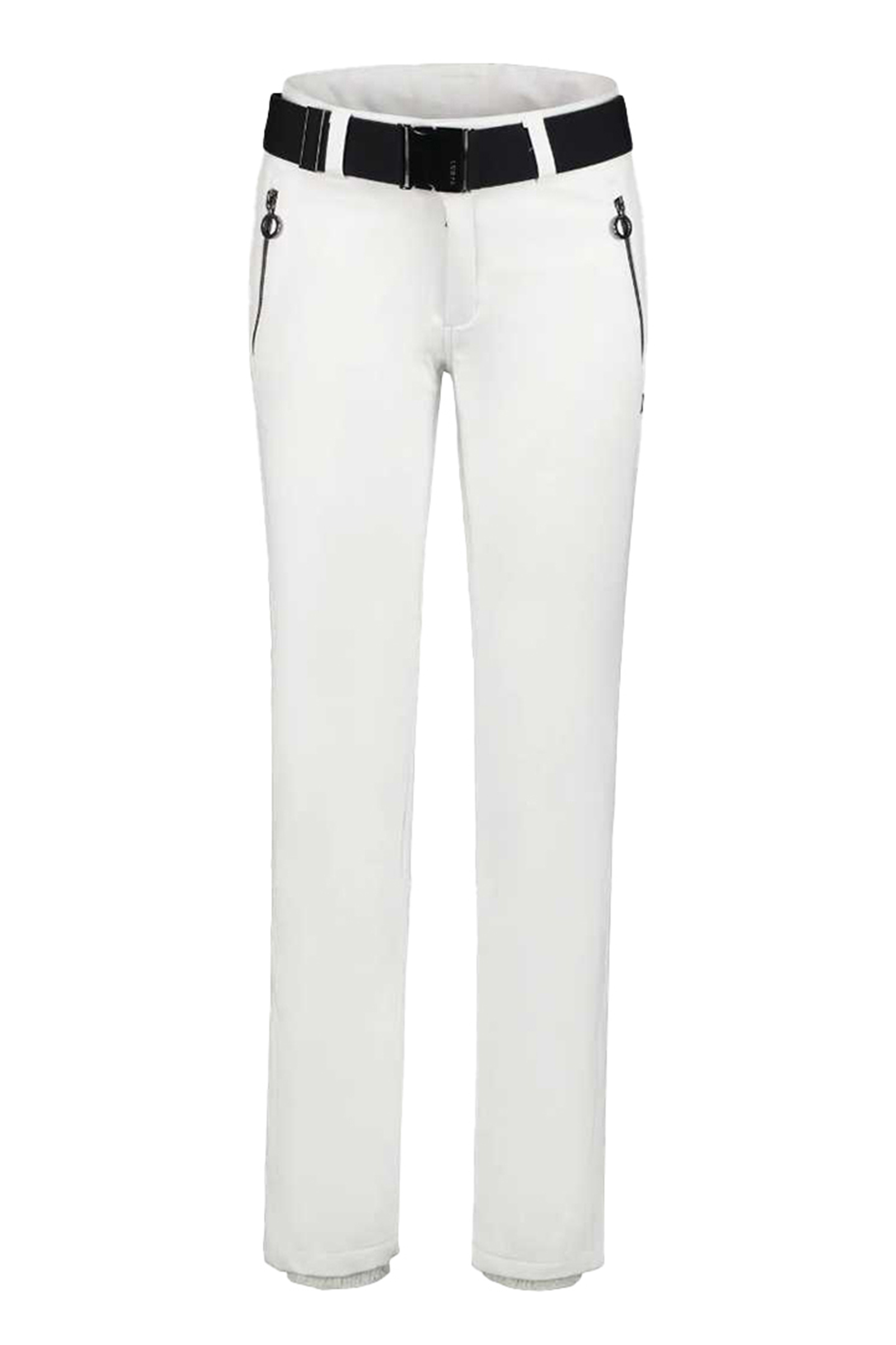 Wintersport dames strechbroek wit