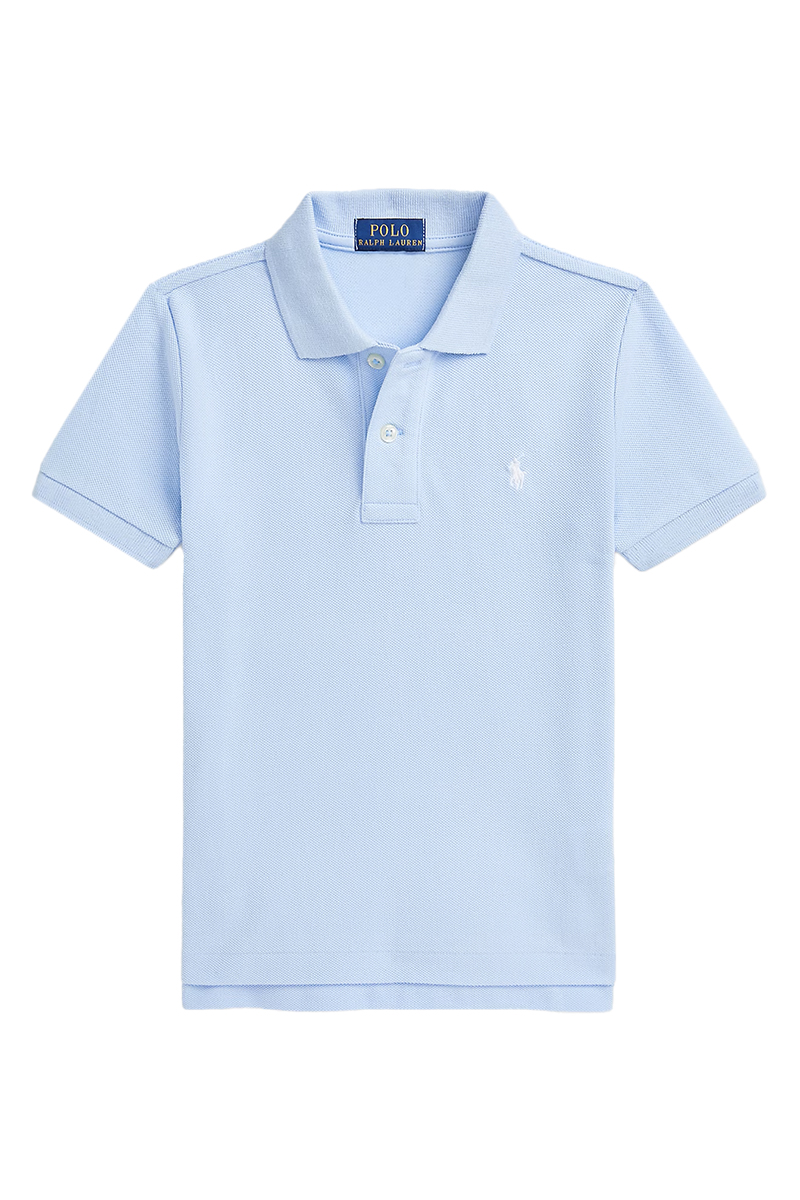 Jongens polo korte mouw blauw