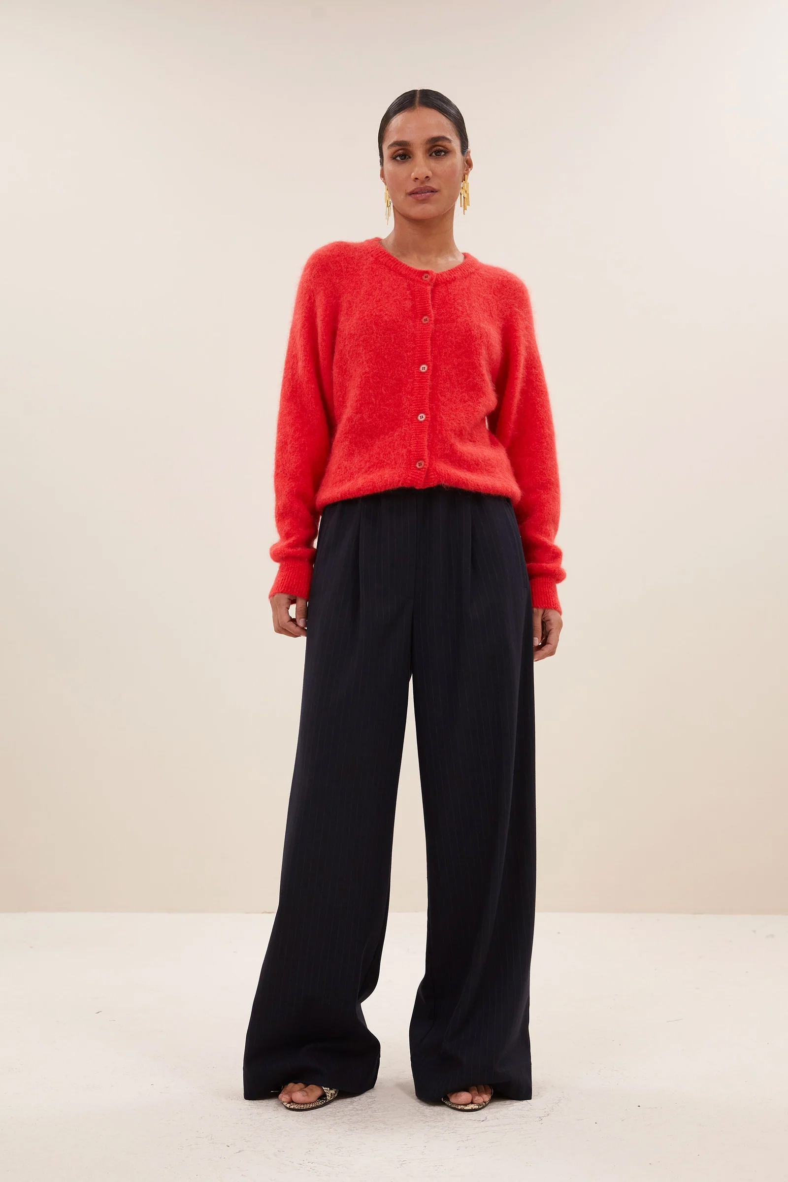 Dames vest rood