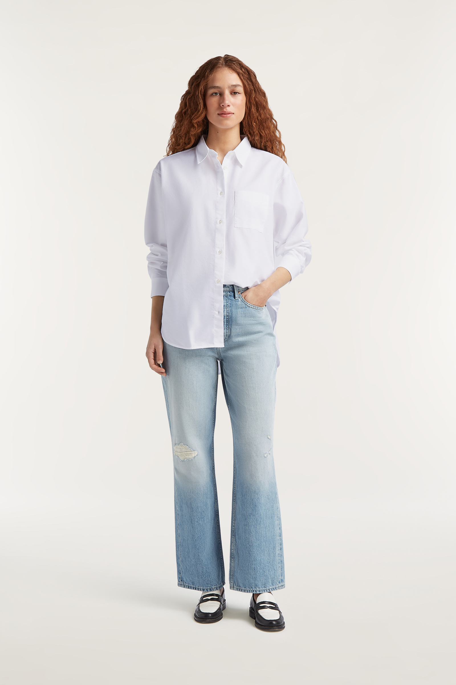 Dames jeans blauw