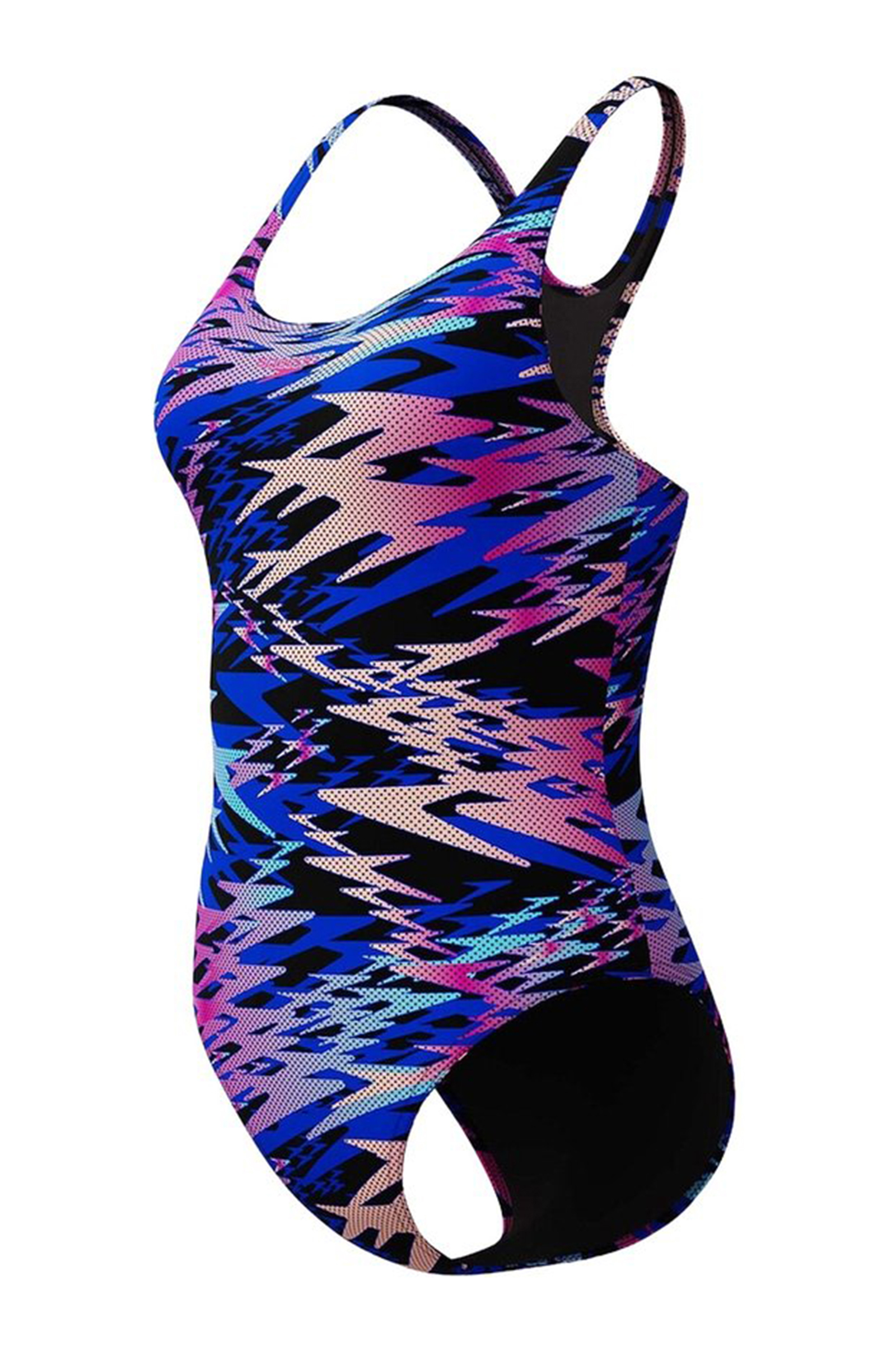 Bad/beach dames badpak sport zwart