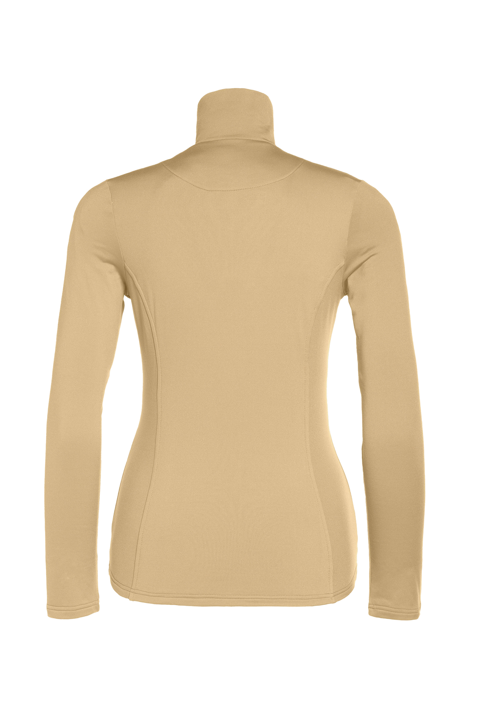 Wintersport dames pully+rits bruin