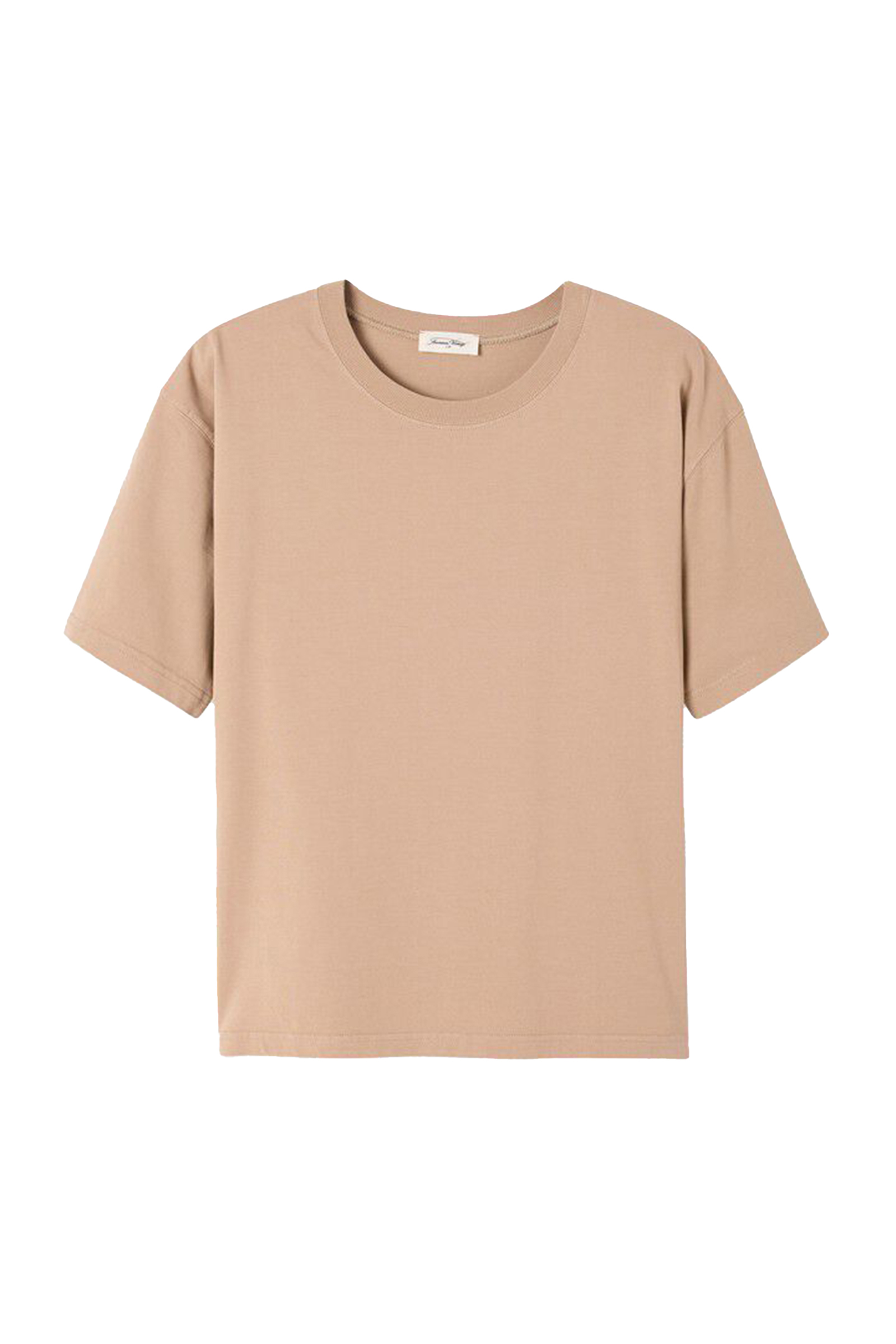 Dames t-shirt korte mouw bruin