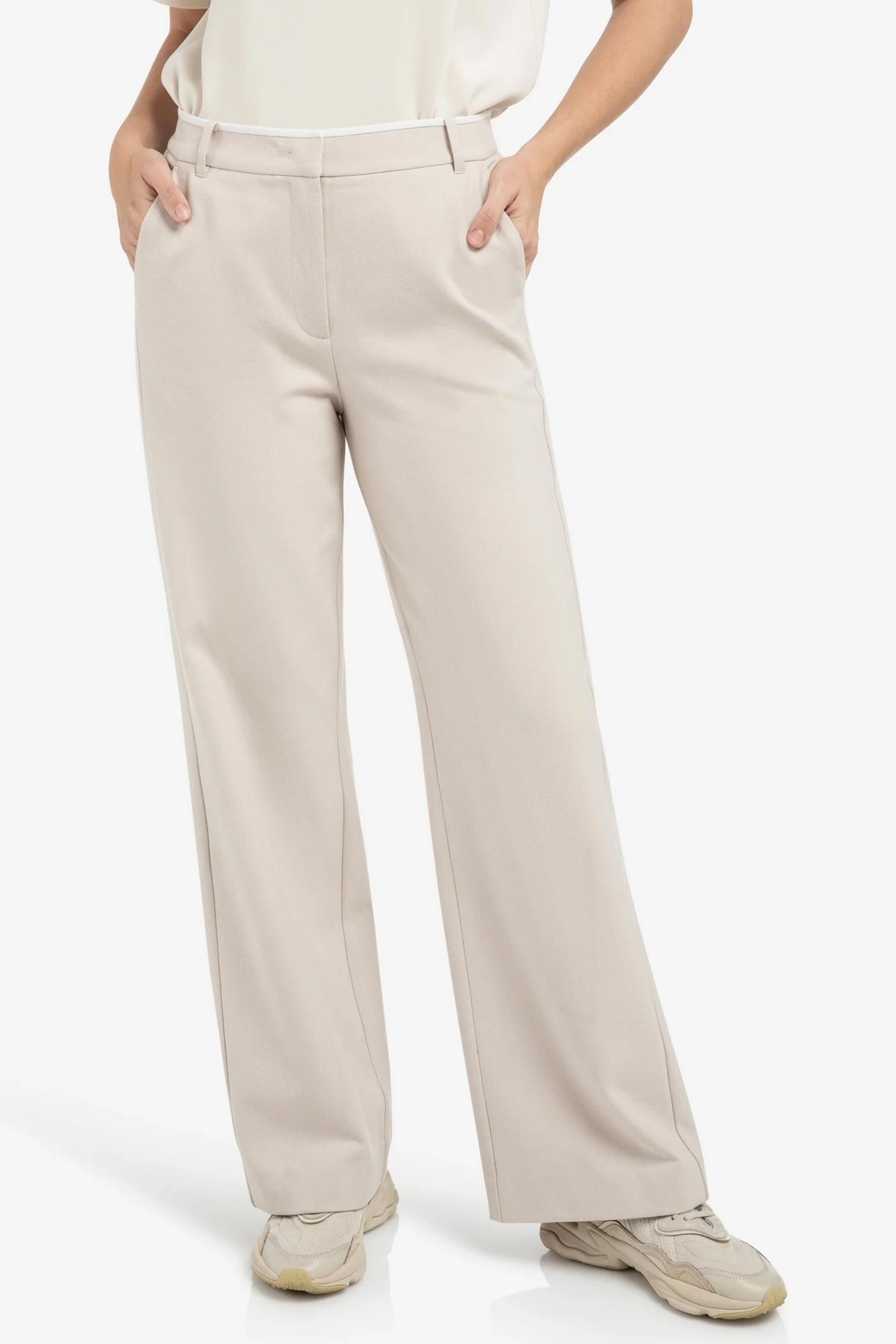 Dames broek grijs