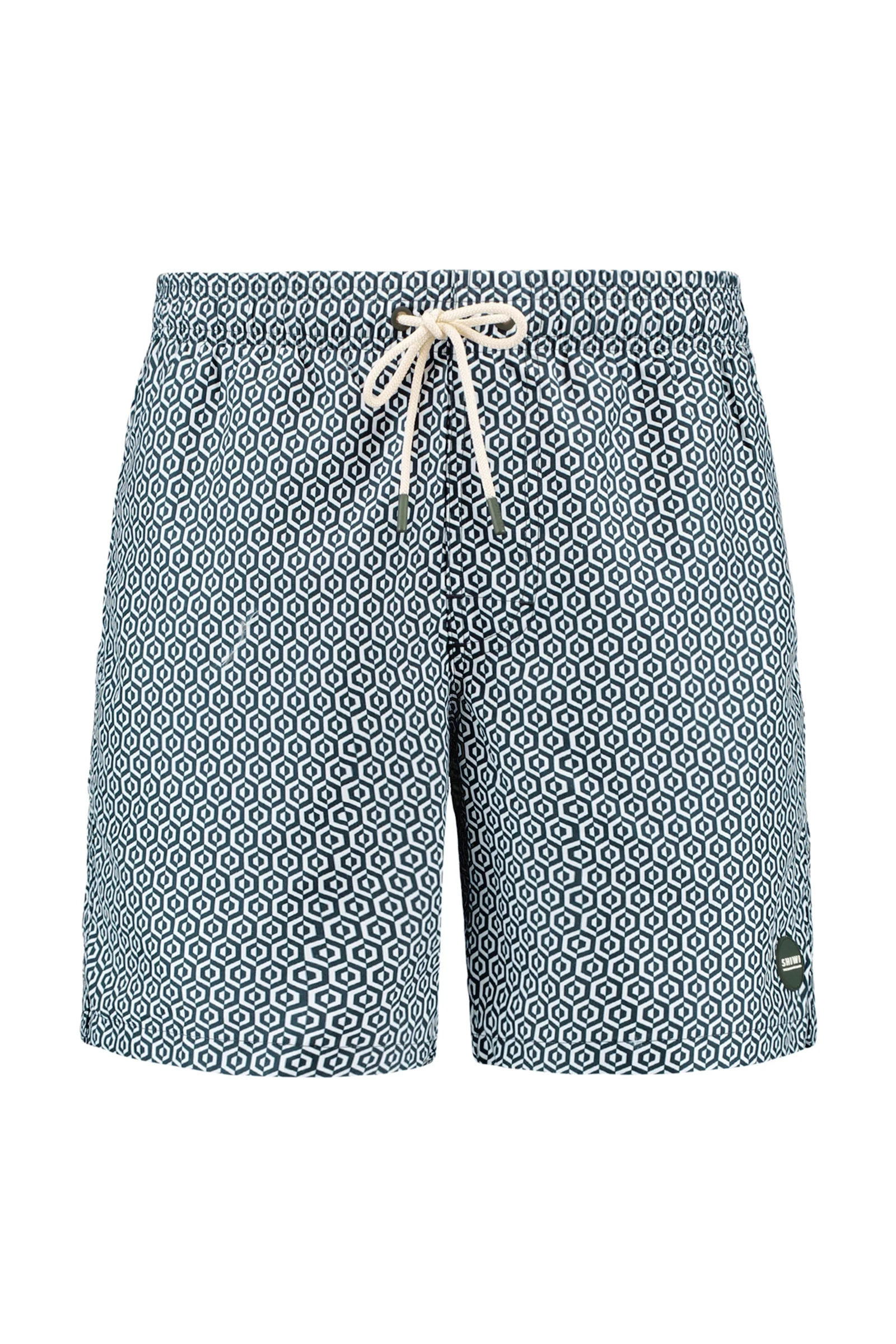 Bad/beach heren zwemshort groen