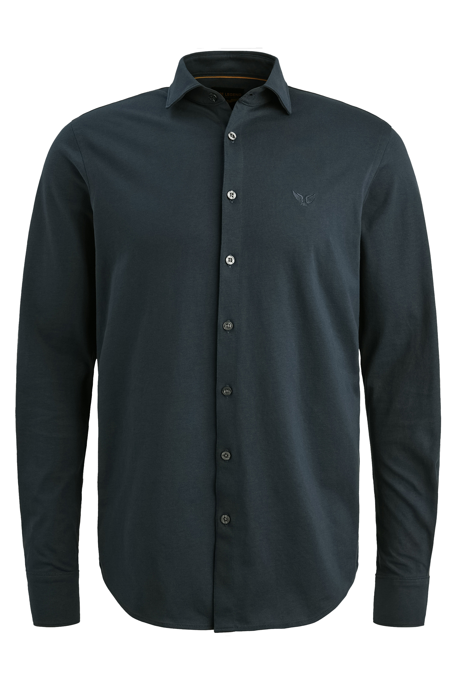 Heren overhemd lm casual blauw