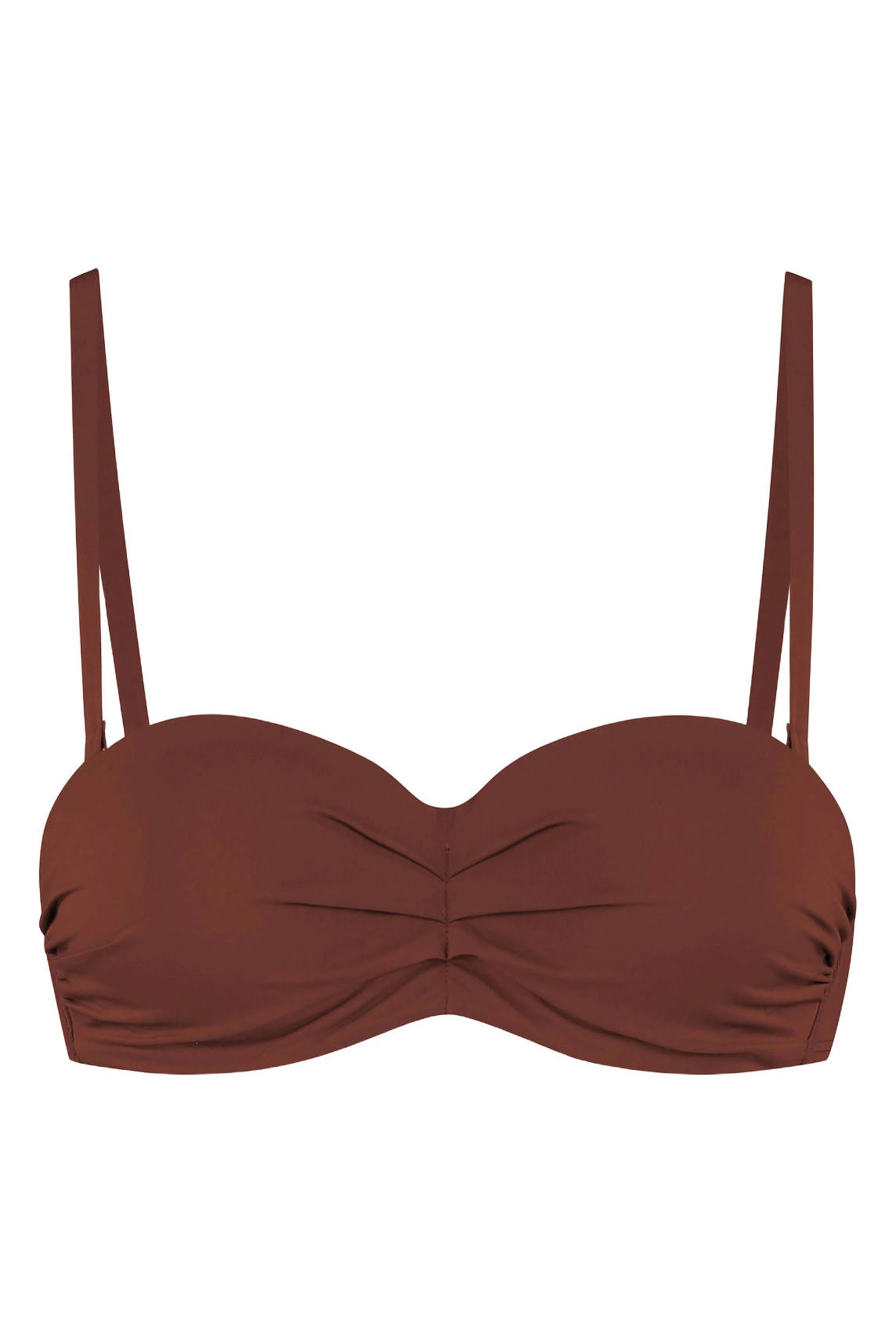 Bad/beach dames bikini top bruin