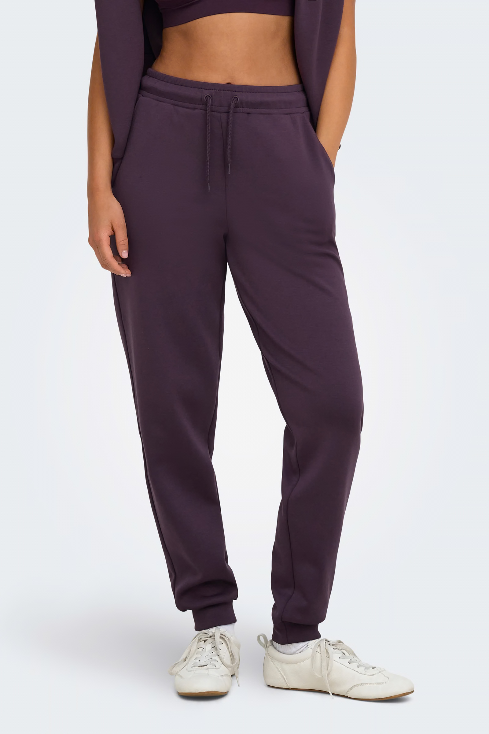 Dames legging paars