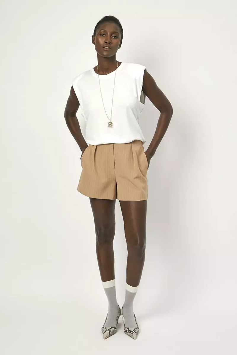 Dames t-shirt korte mouw wit