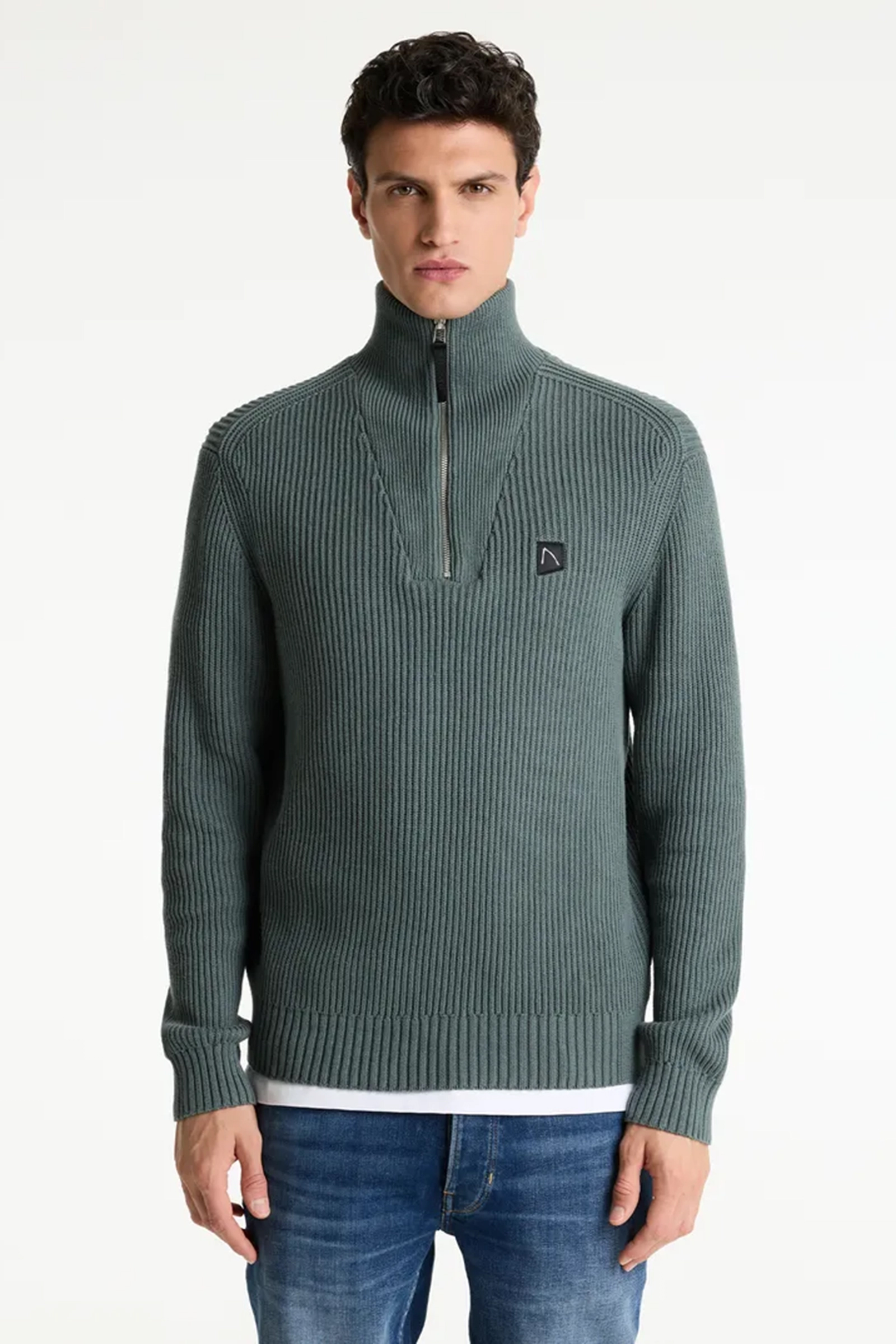 Heren sweater groen