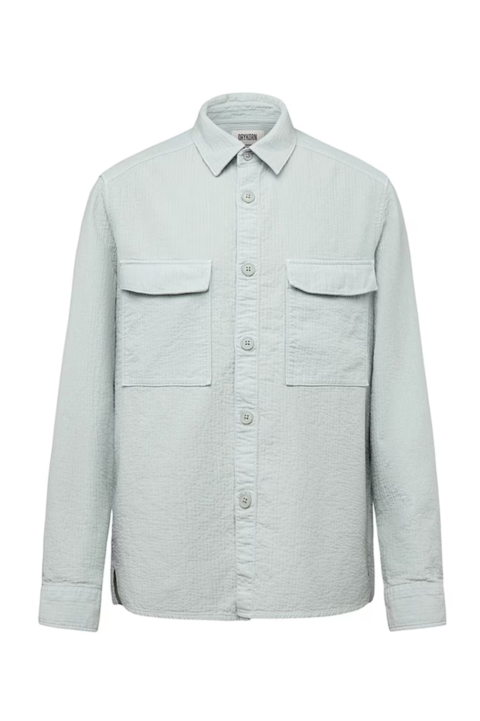 Heren overhemd lm casual groen
