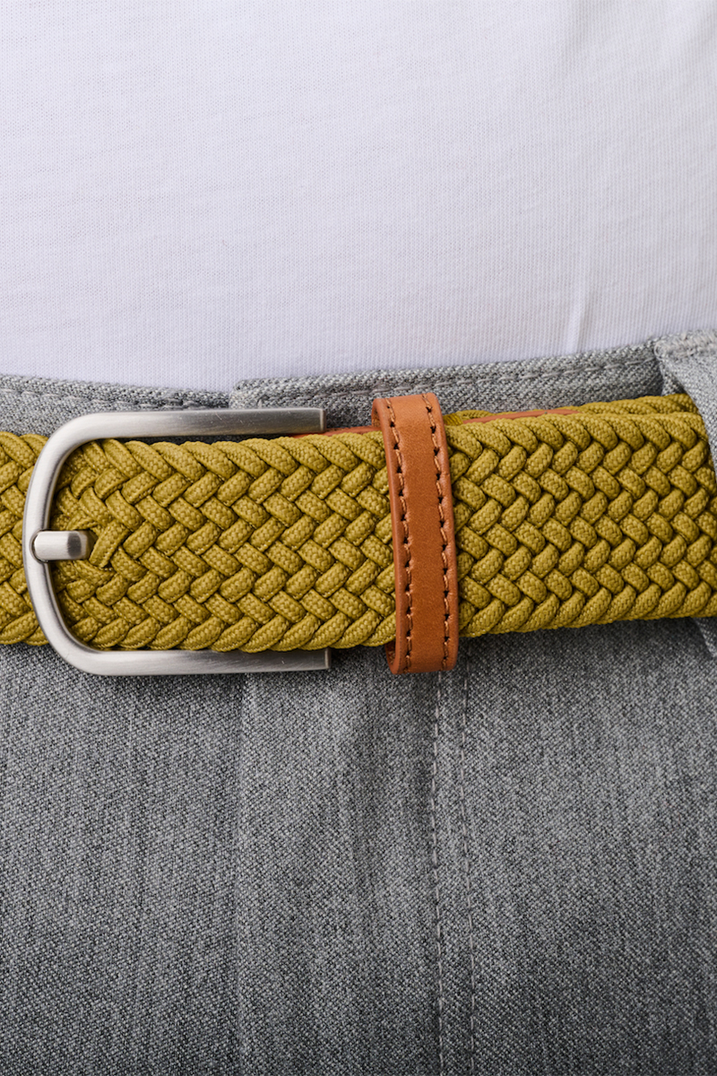 Heren riem groen