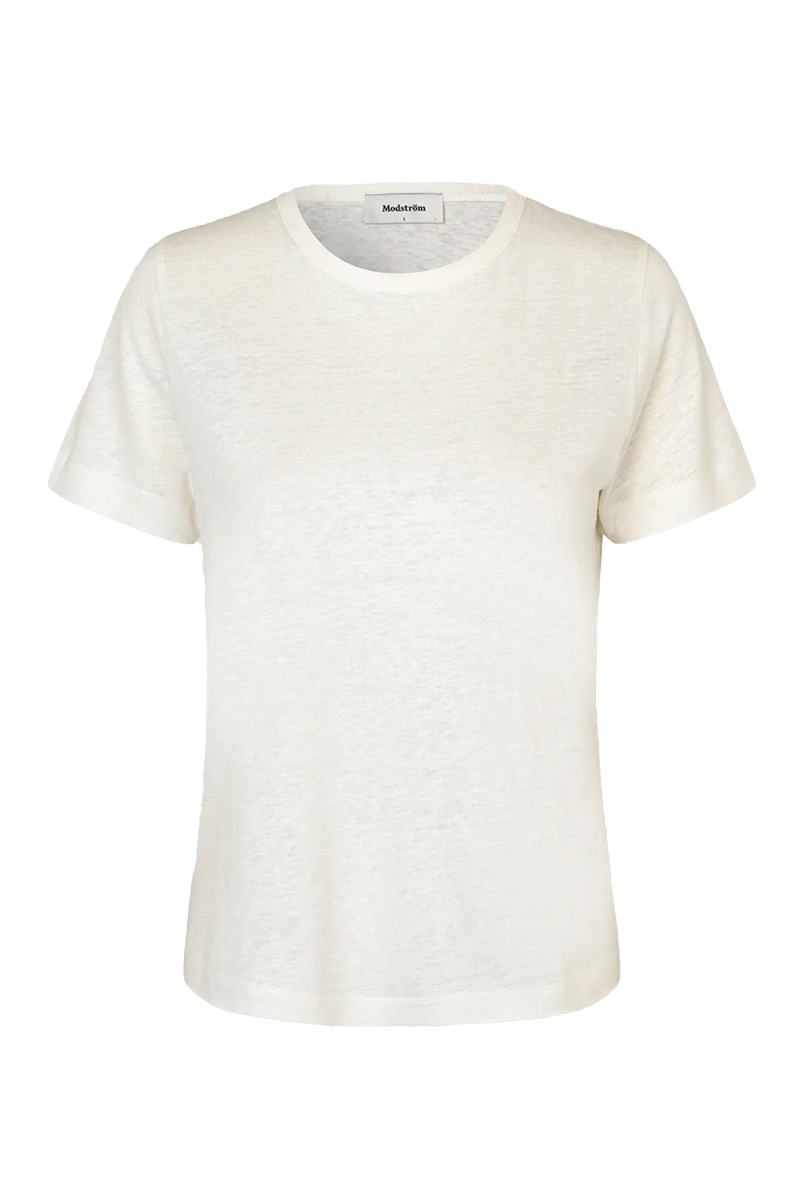 Dames t-shirt korte mouw ecru