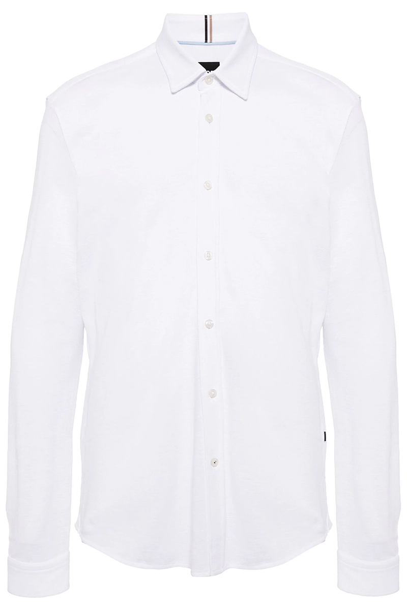 Heren overhemd lm casual wit