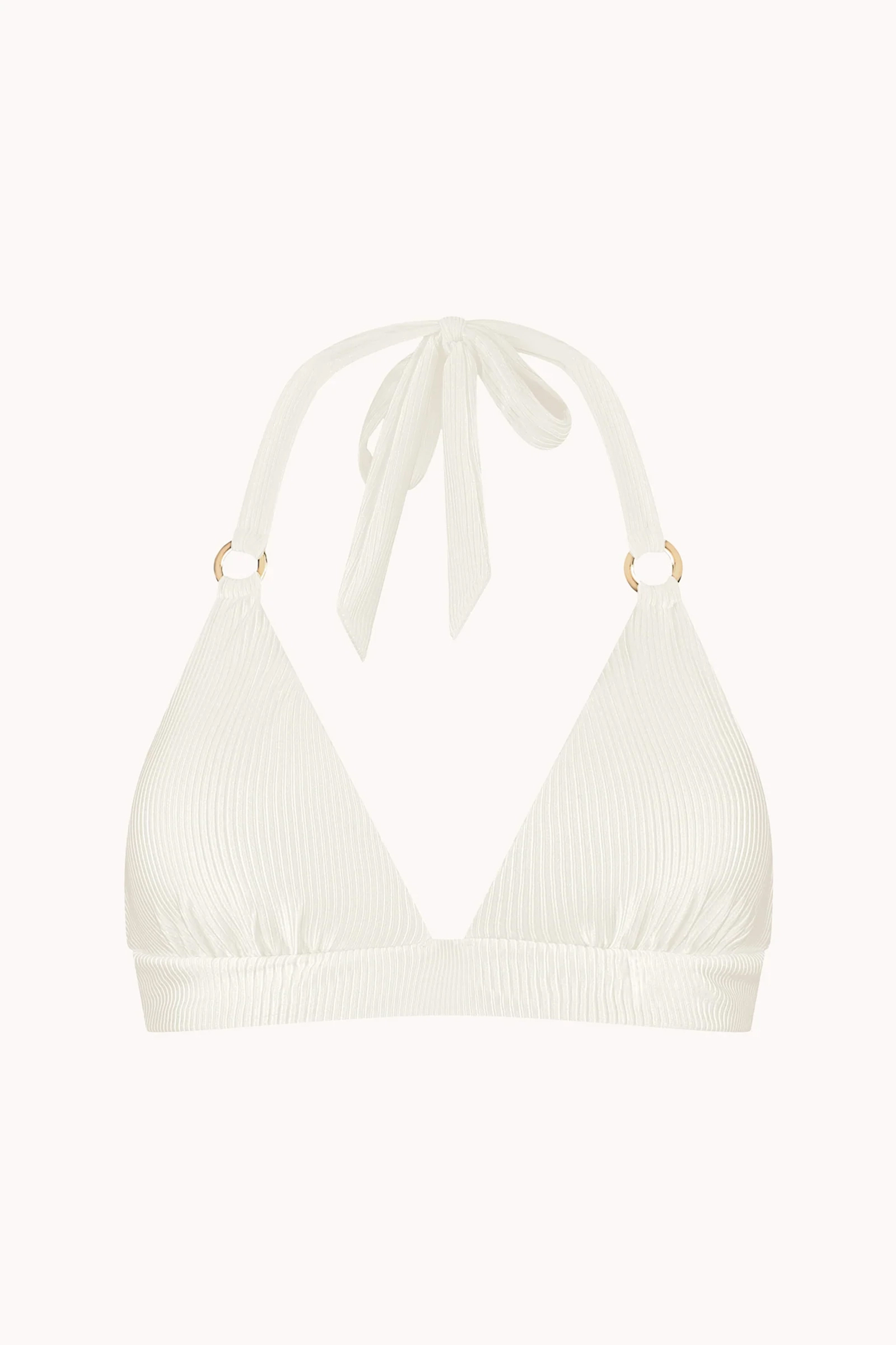 Bad/beach dames bikini top wit