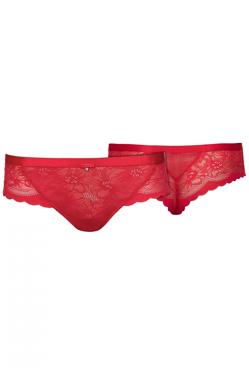 Lisca Lingerie dames string Rood-1 1