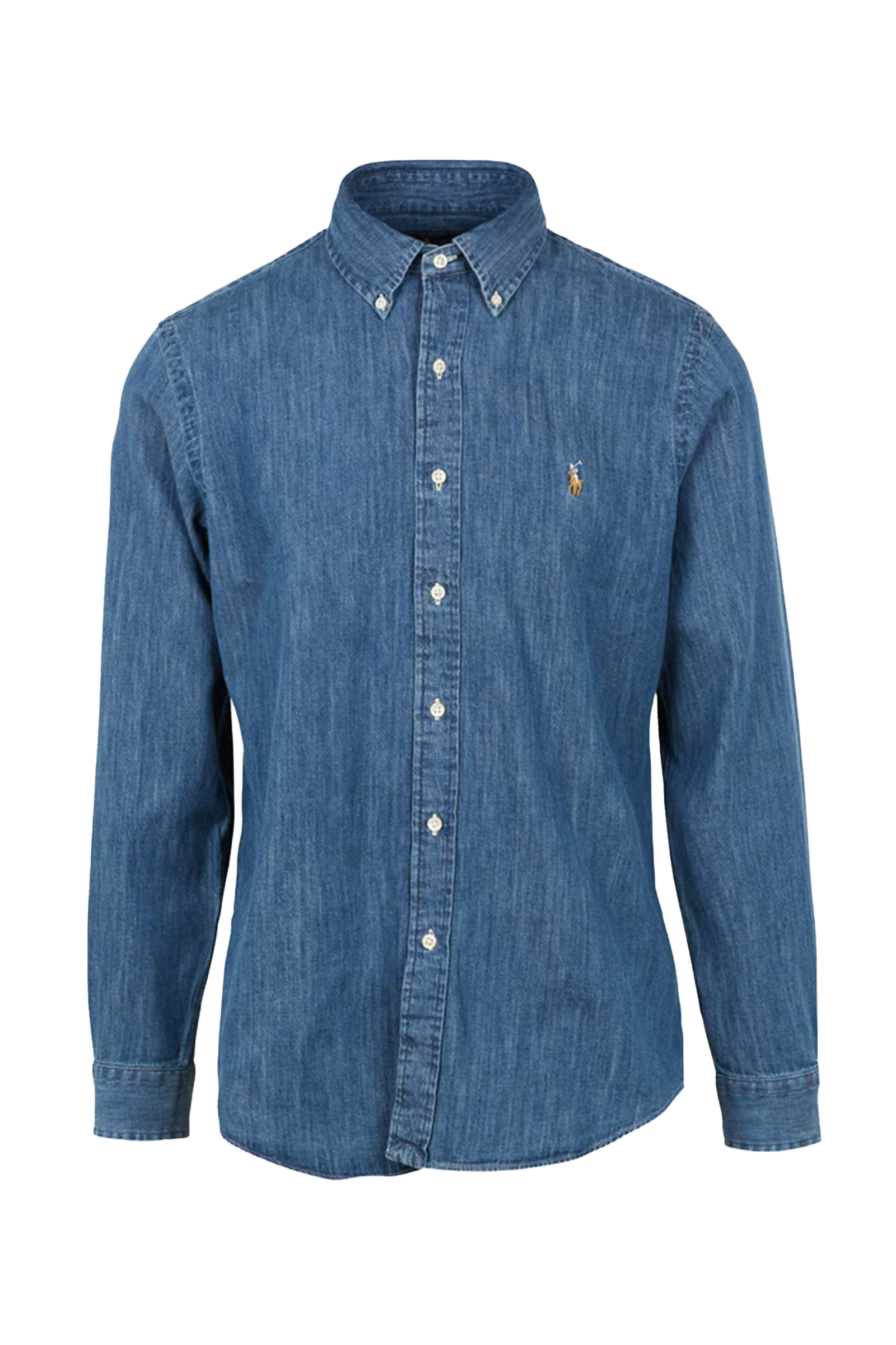 Heren overhemd lm casual blauw