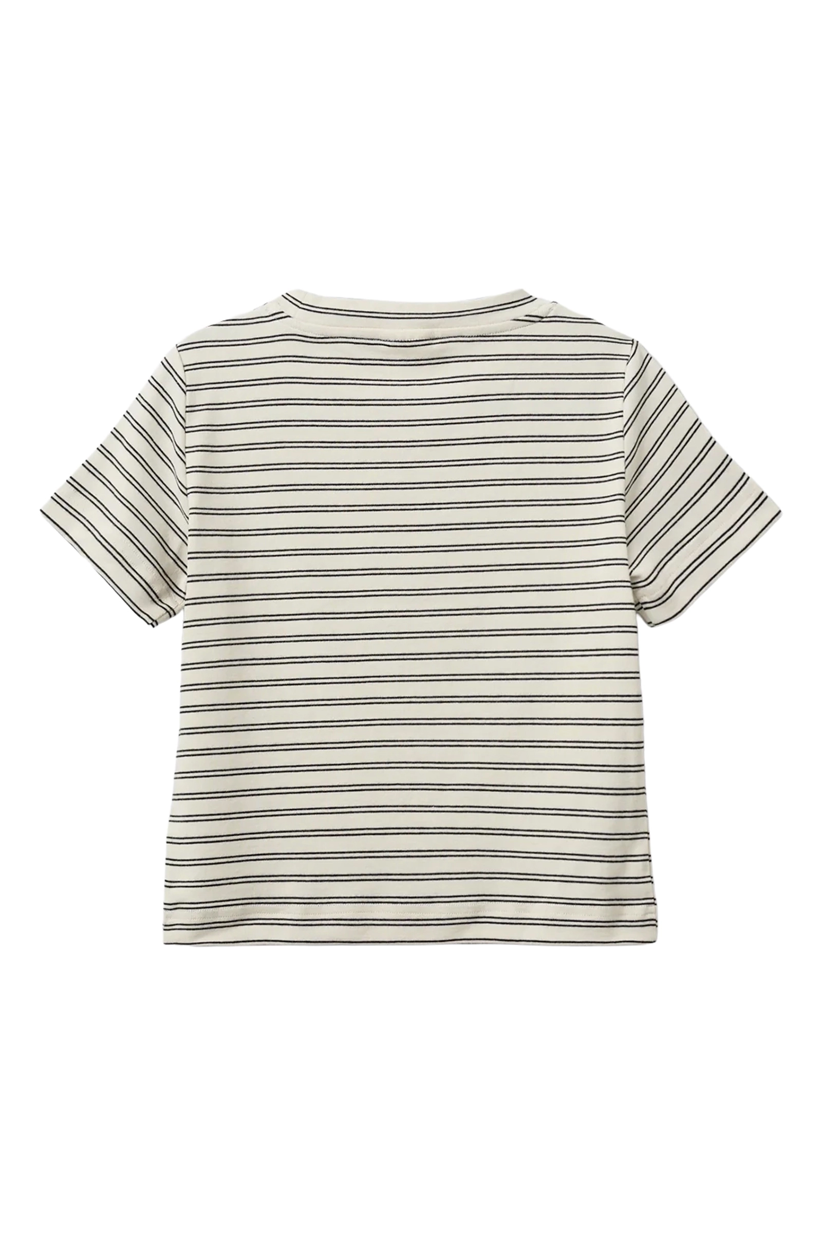 Meisjes t-shirt korte mouw ecru