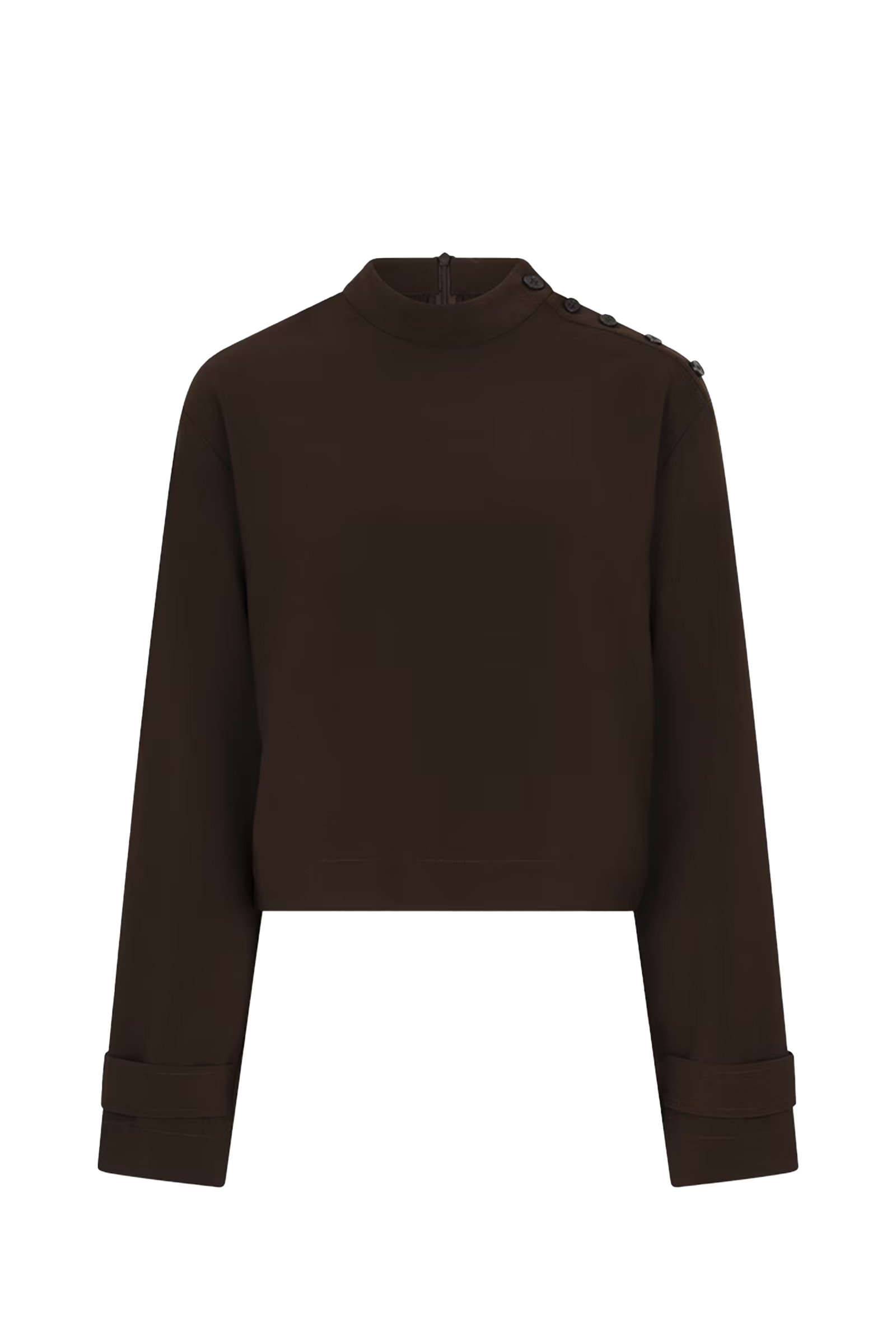 Dames top bruin