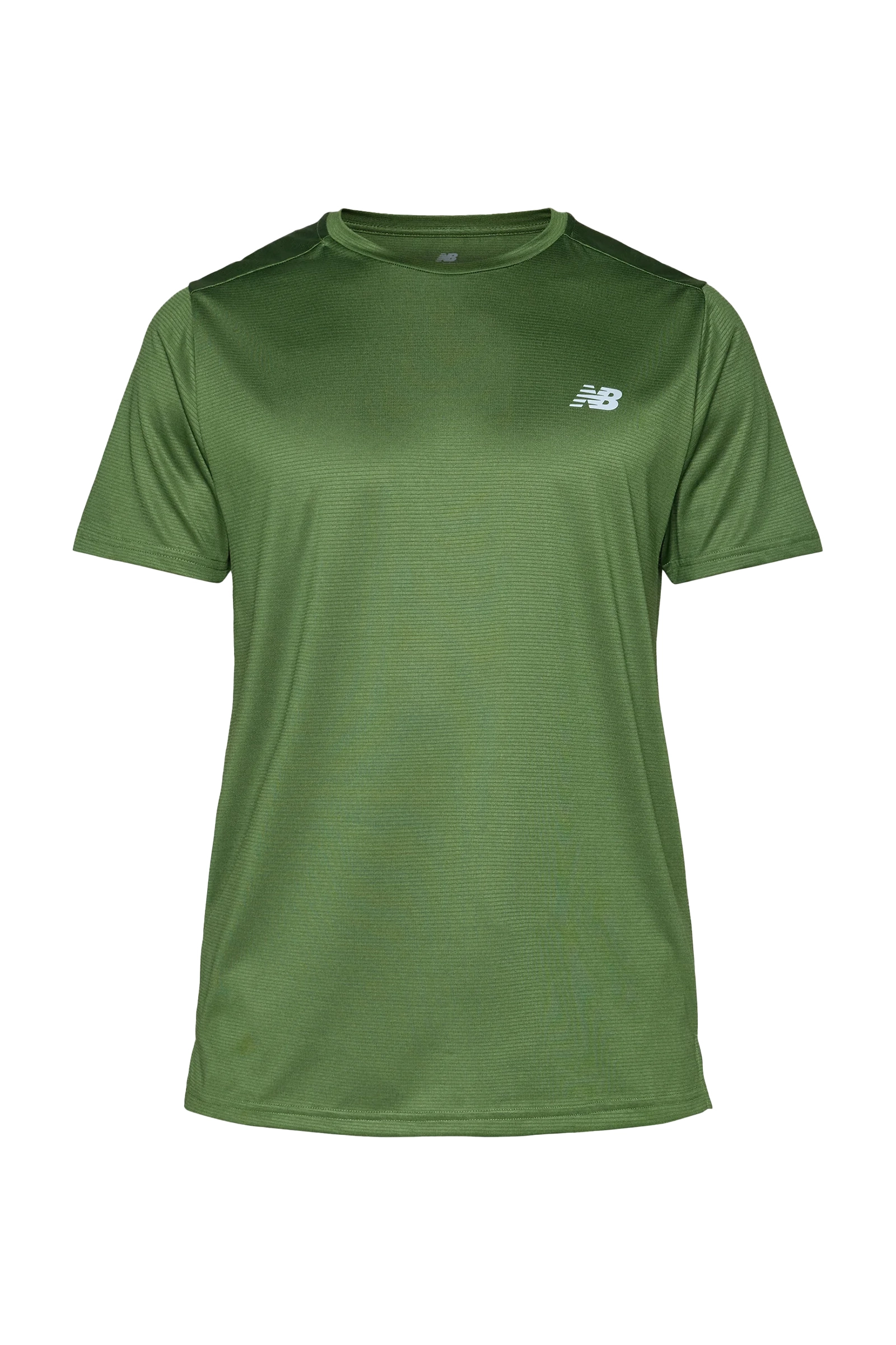 Running heren t-shirt km groen