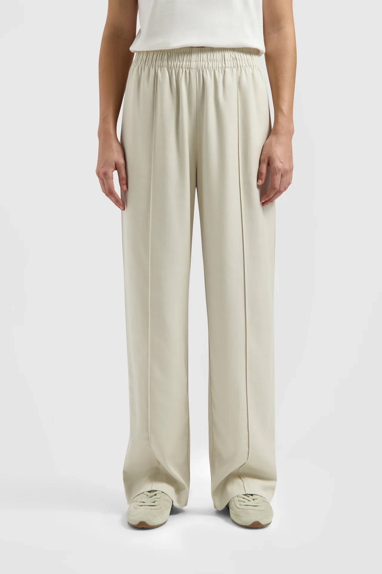 Dames broek ecru