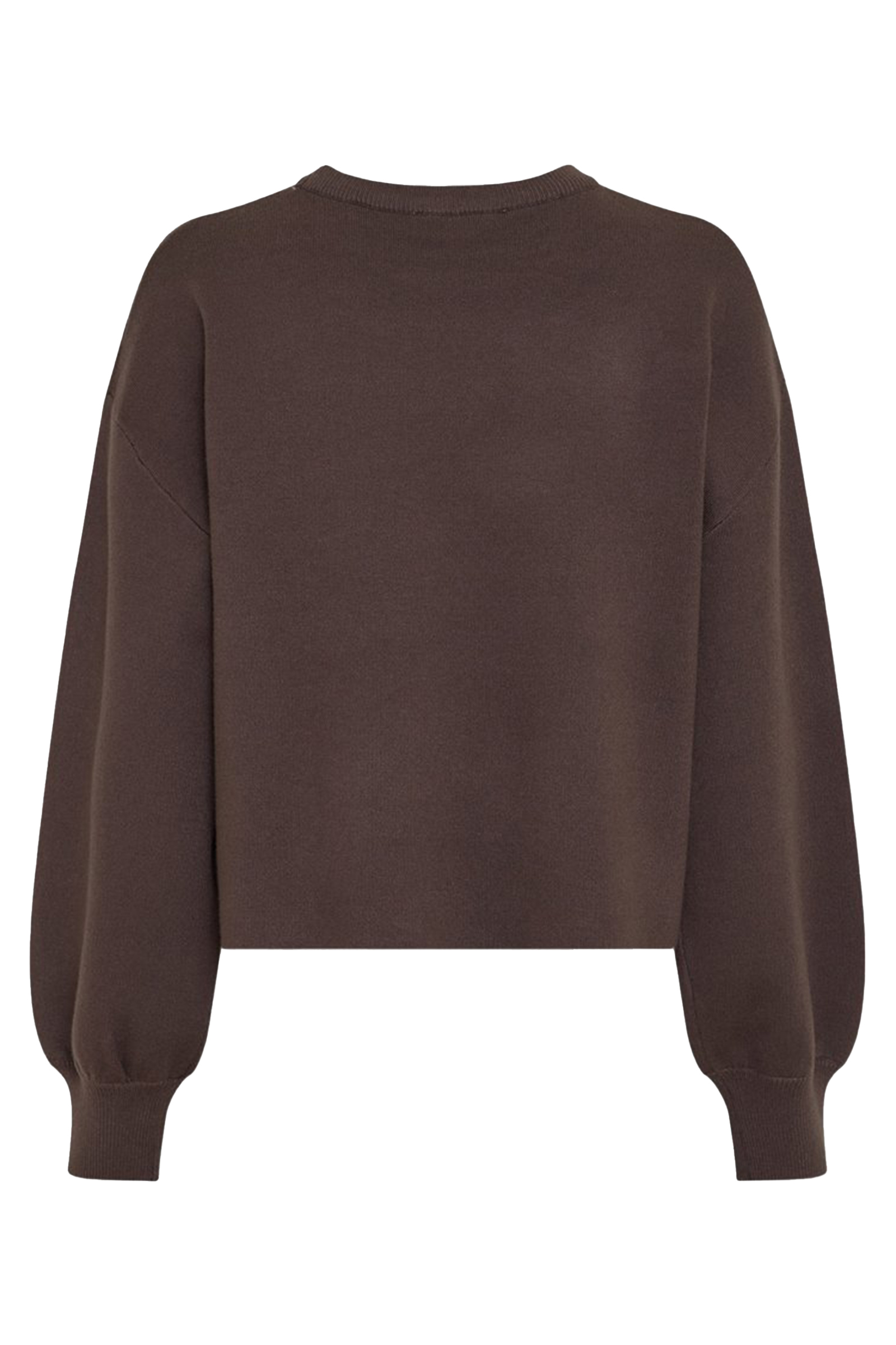 Dames sweater bruin