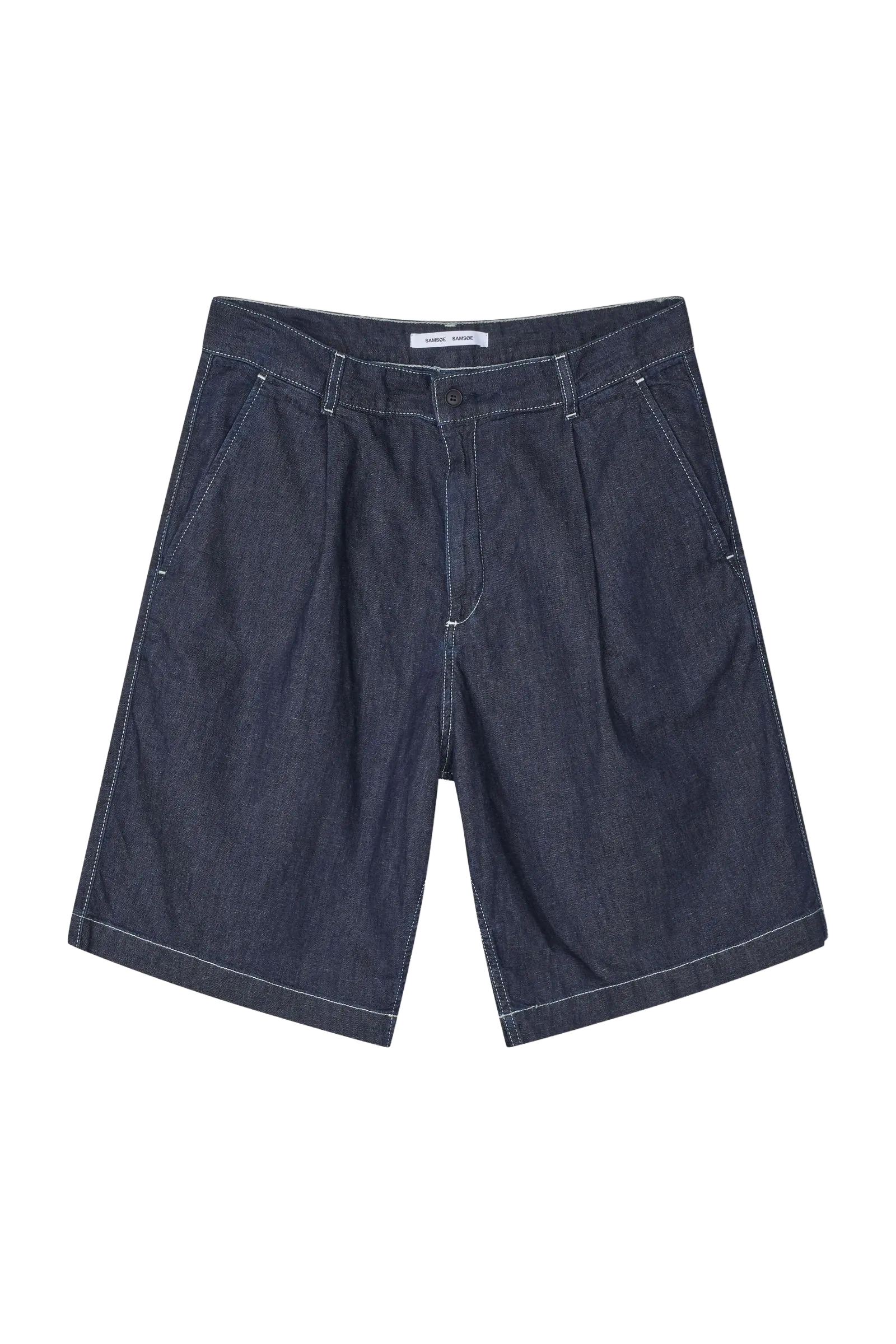 Heren short blauw