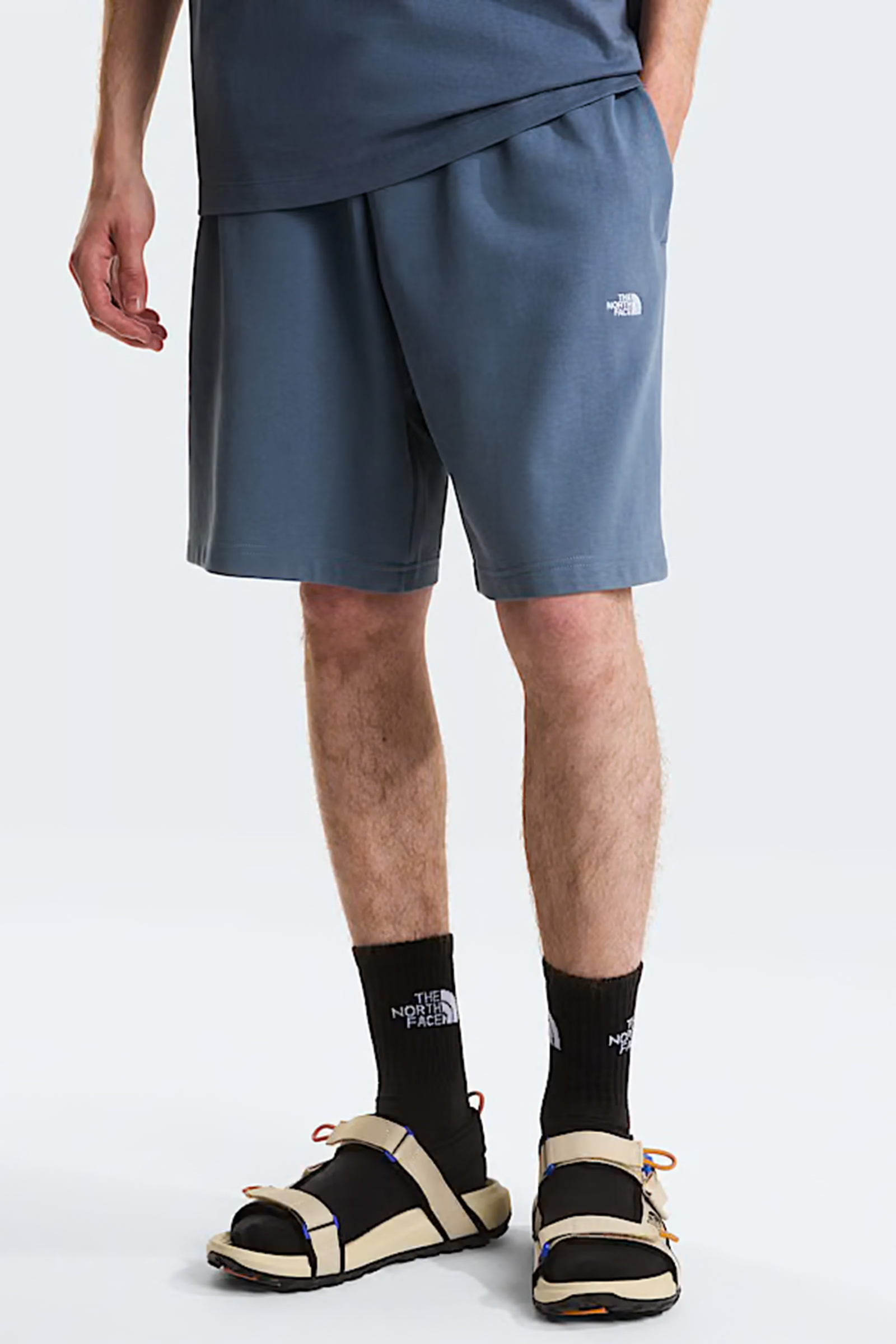 Casual heren short grijs