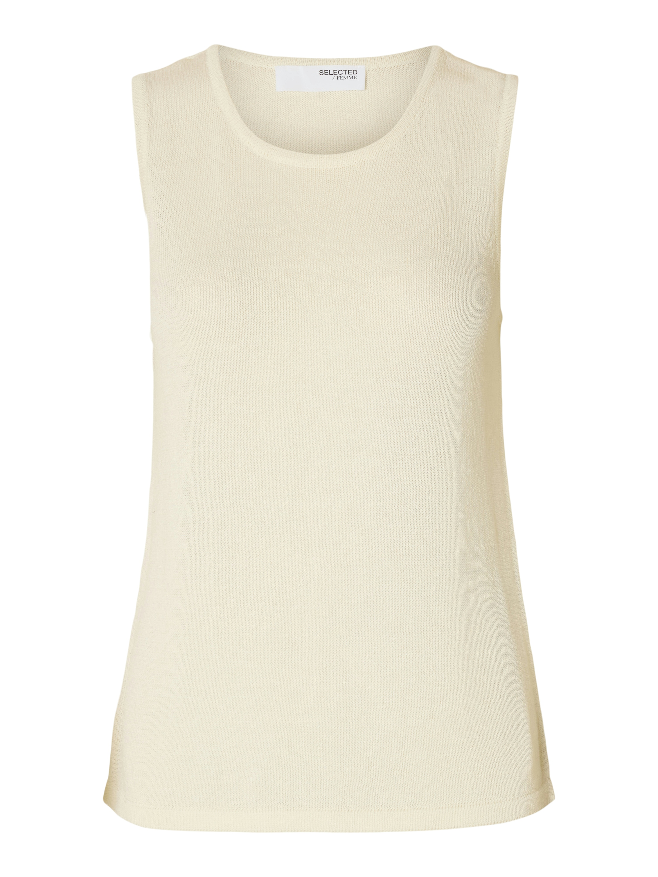 Selected SLFMOON SUS SL KNIT TOP B 179771-Birch 1