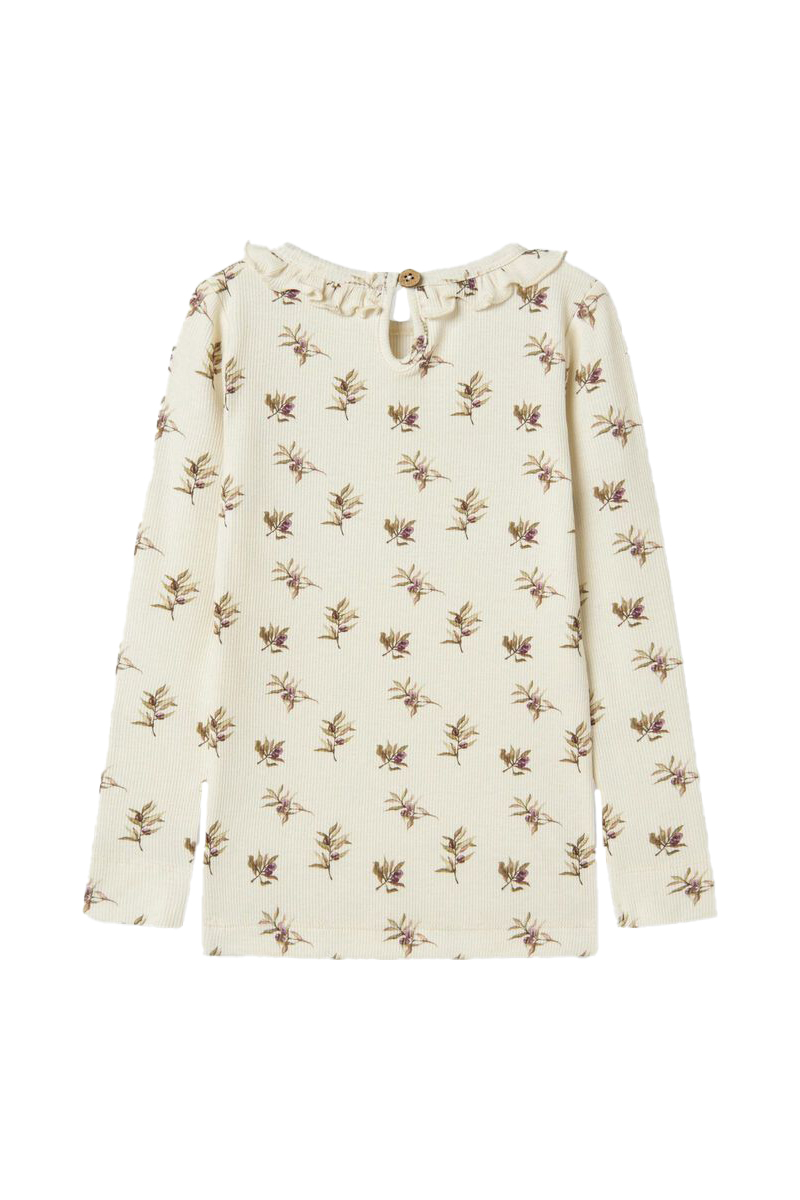 Meisjes t-shirt lange mouw groen