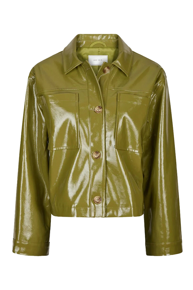 Dames jas groen