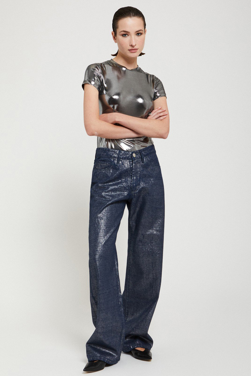 Dames broek blauw