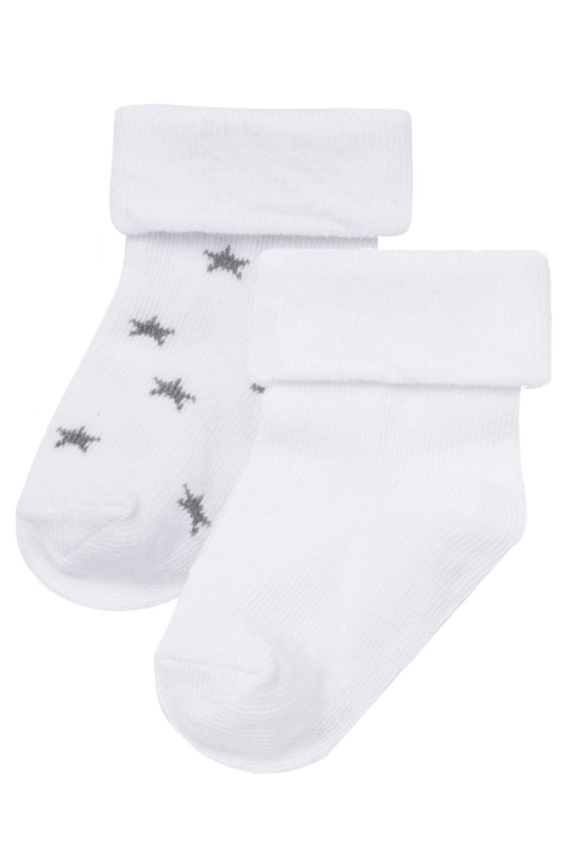 Noppies Baby U Socks 2 pck Levi Stars 00197312 Wit-1 1