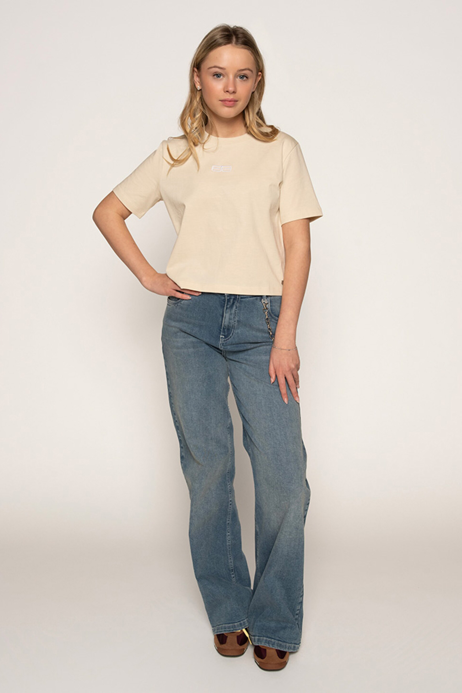 Frankie & Liberty Rola tee bruin/beige-1 2