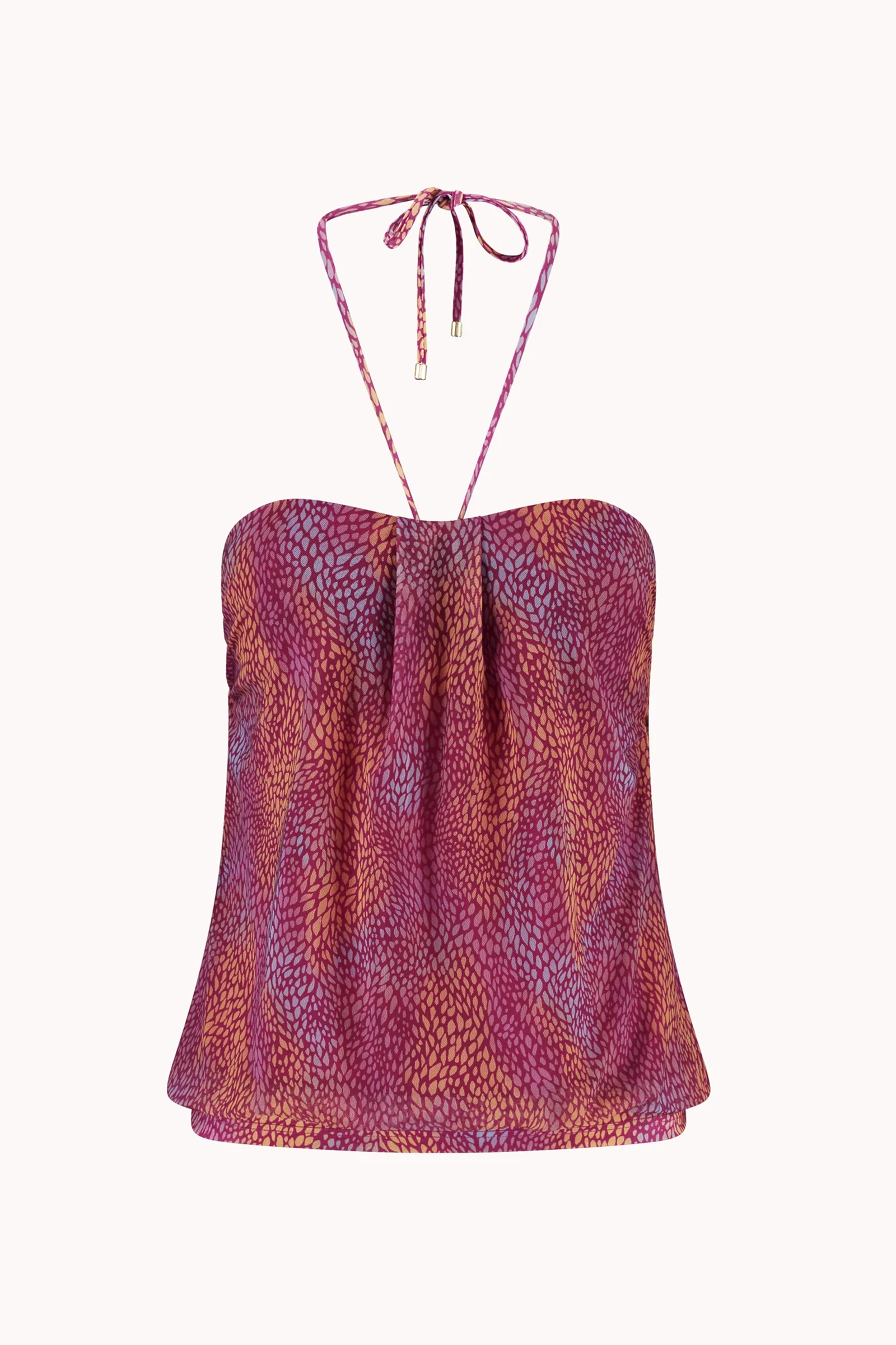 Bad/beach dames tankini bruin