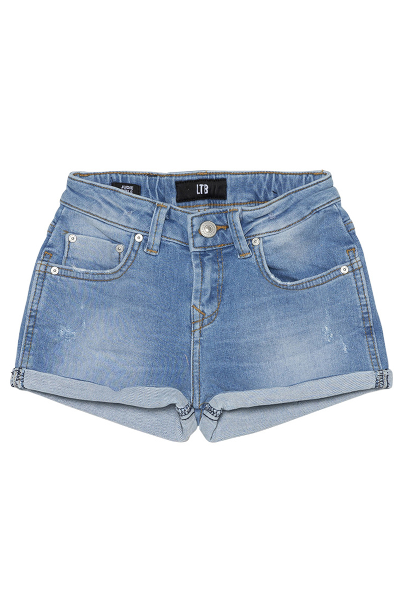 Meisjes short blauw