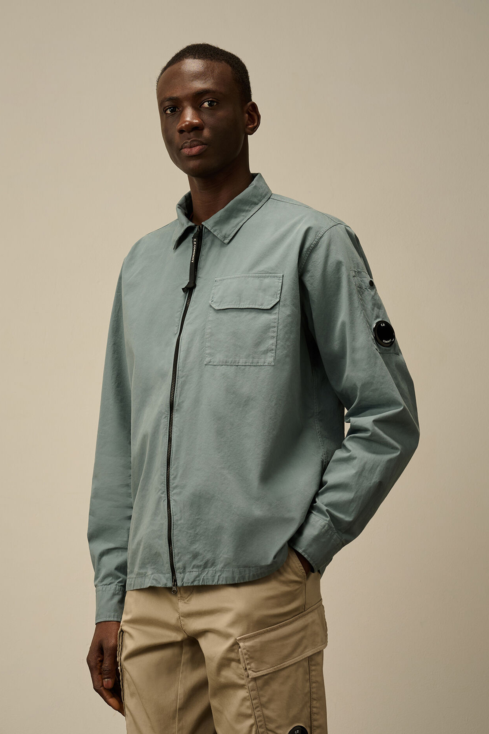 C.P. Company OOGANIC GABARDINE Grijs-1 2