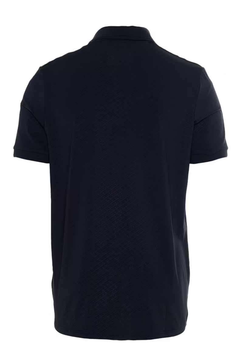 Tennis heren polo blauw
