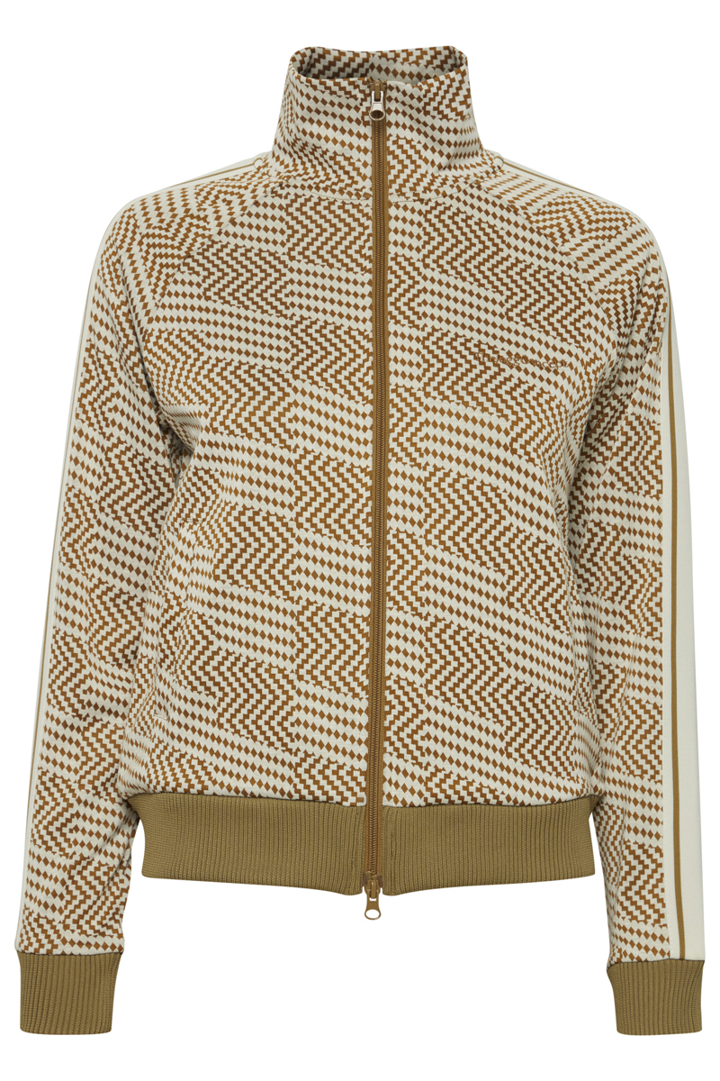 The Jogg Concept JCSIGMA JACQUARD CARDIGAN - JERSEY bruin/beige-1 1