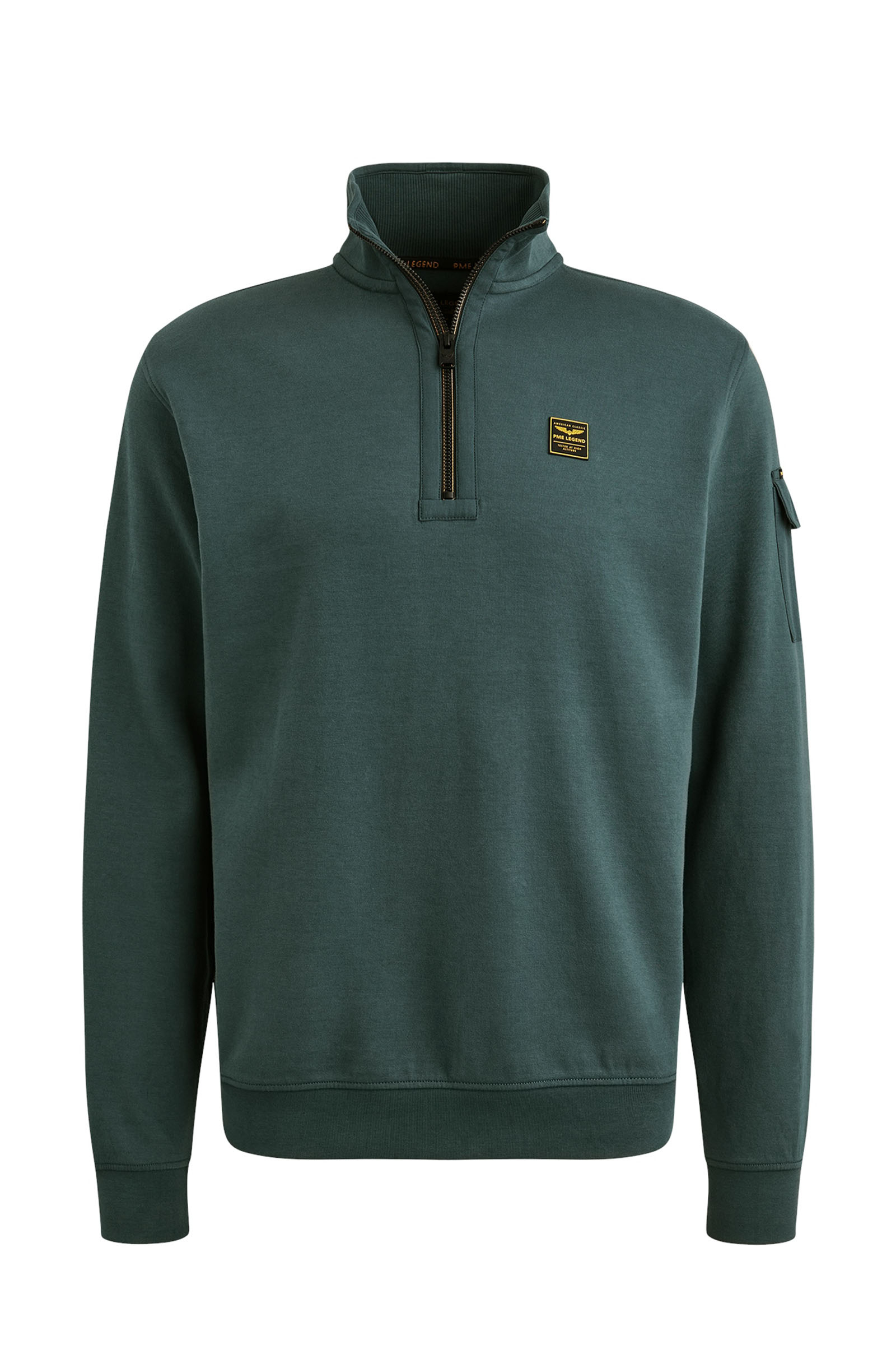 Heren polo korte mouw blauw