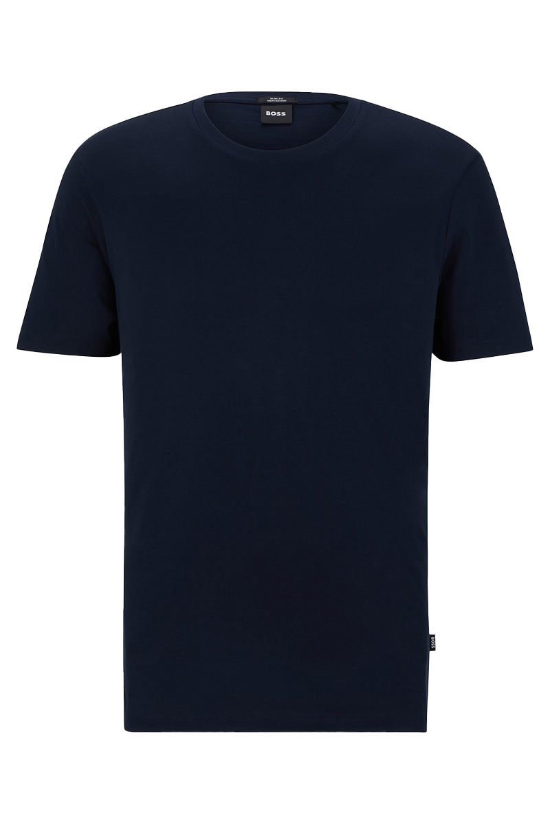 Heren t-shirt kortemouw blauw