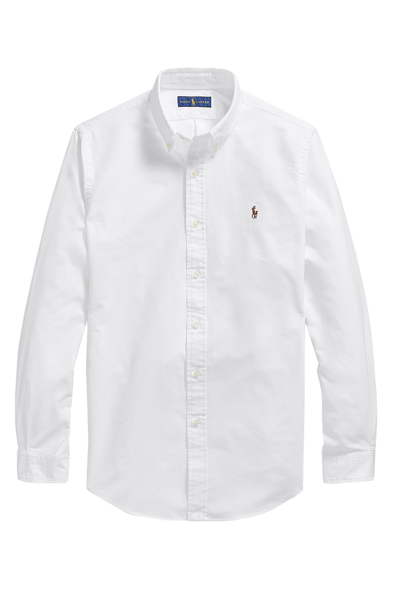 Heren overhemd lm casual wit