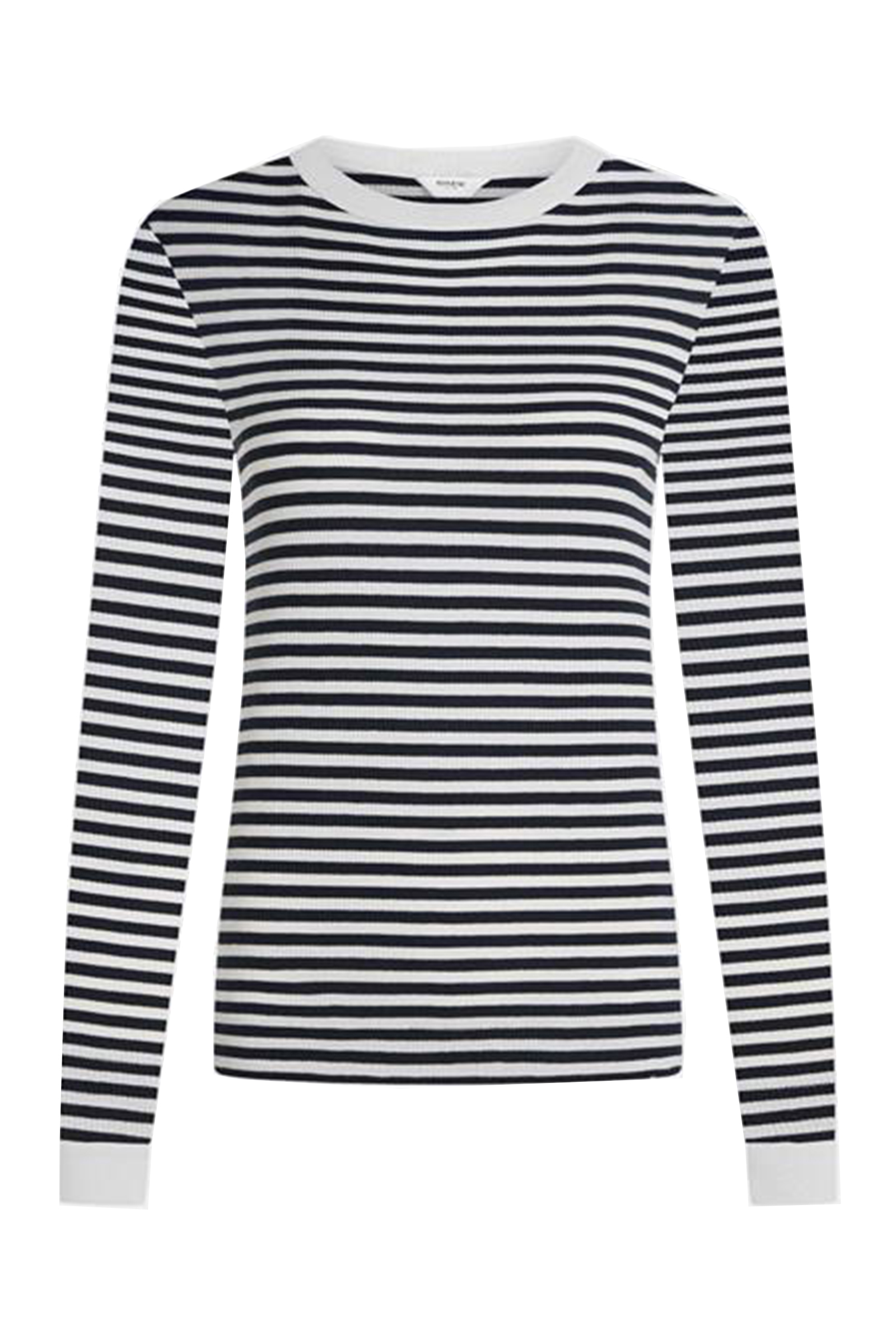 Dames t-shirt lange mouw blauw