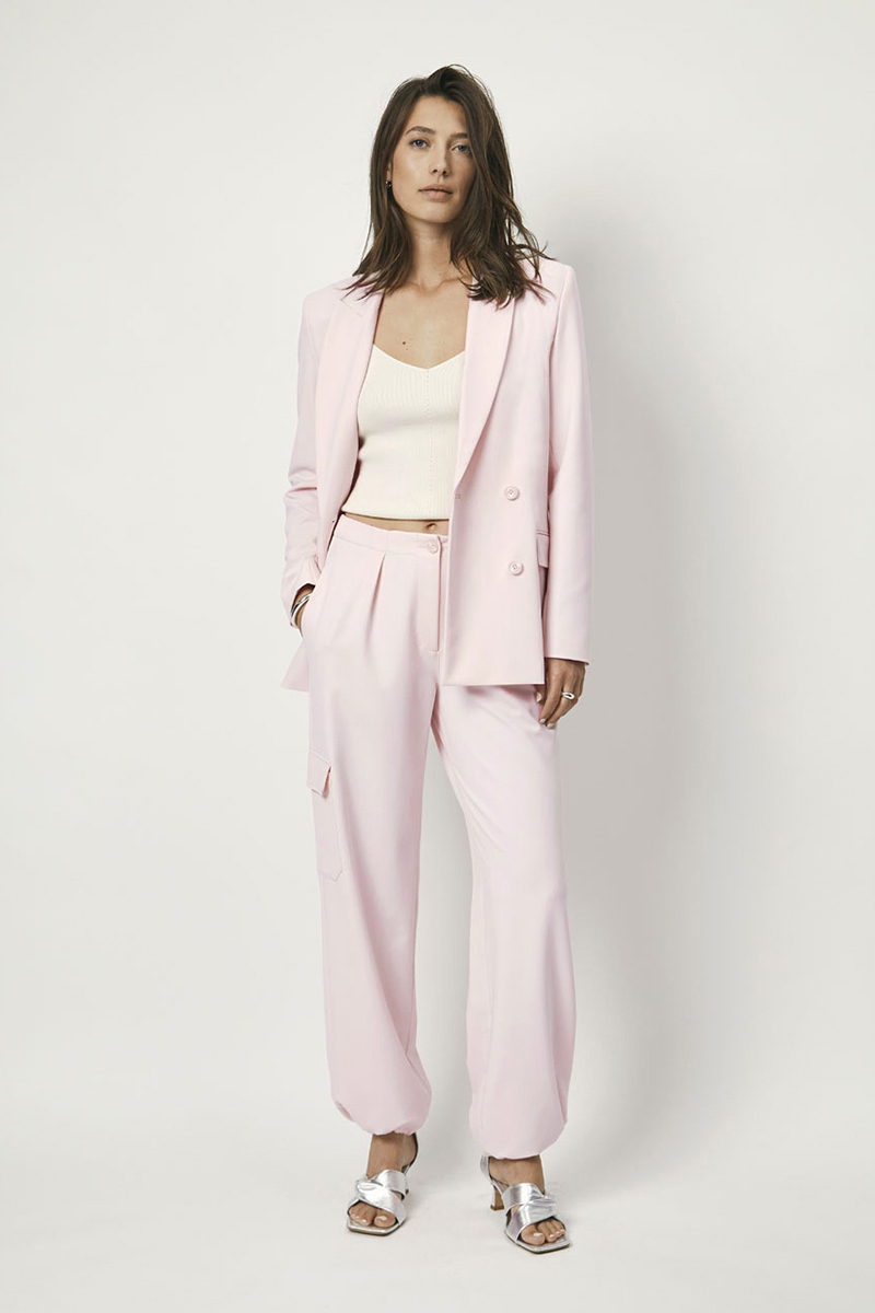 Dames blazer rose