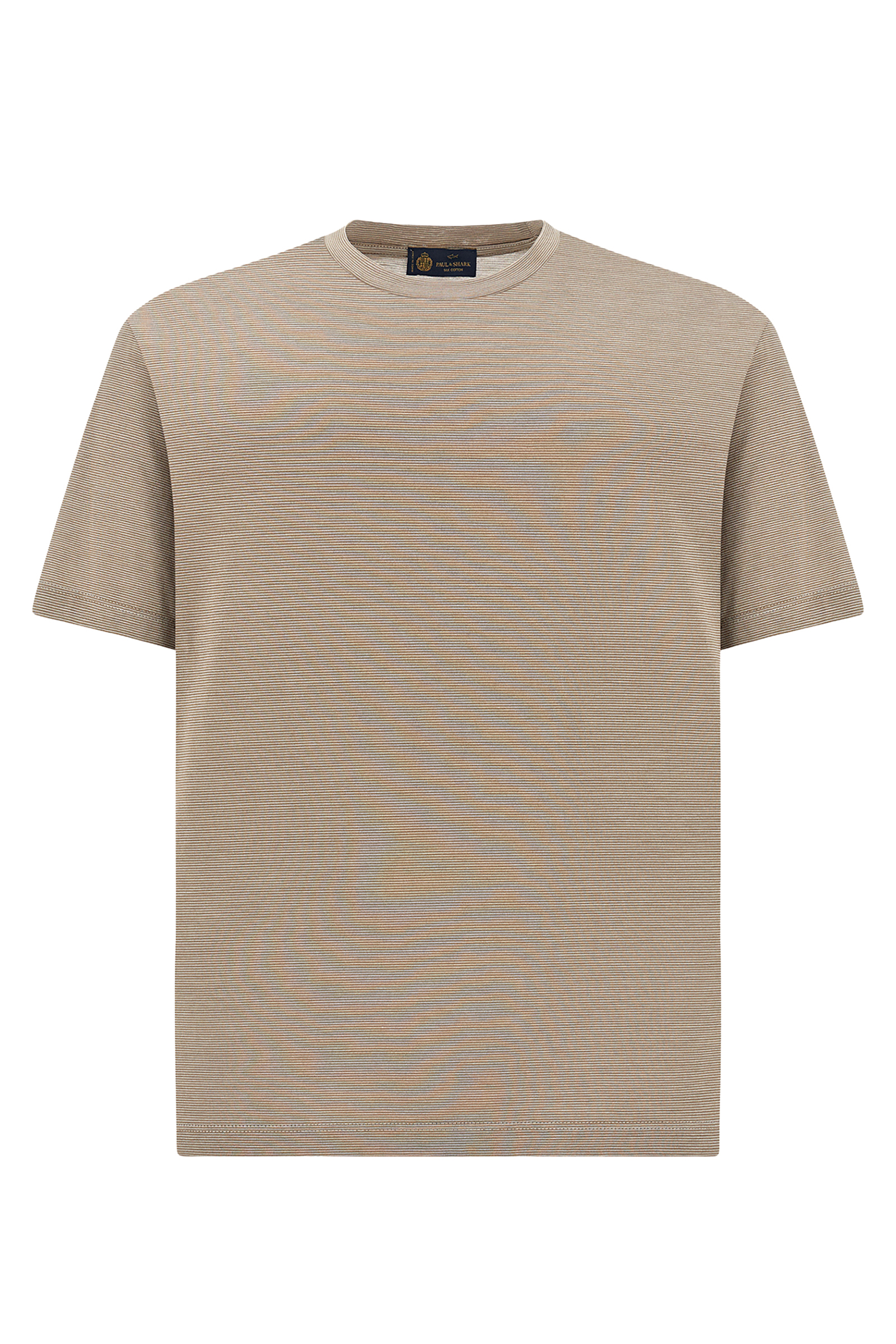 Heren t-shirt kortemouw bruin