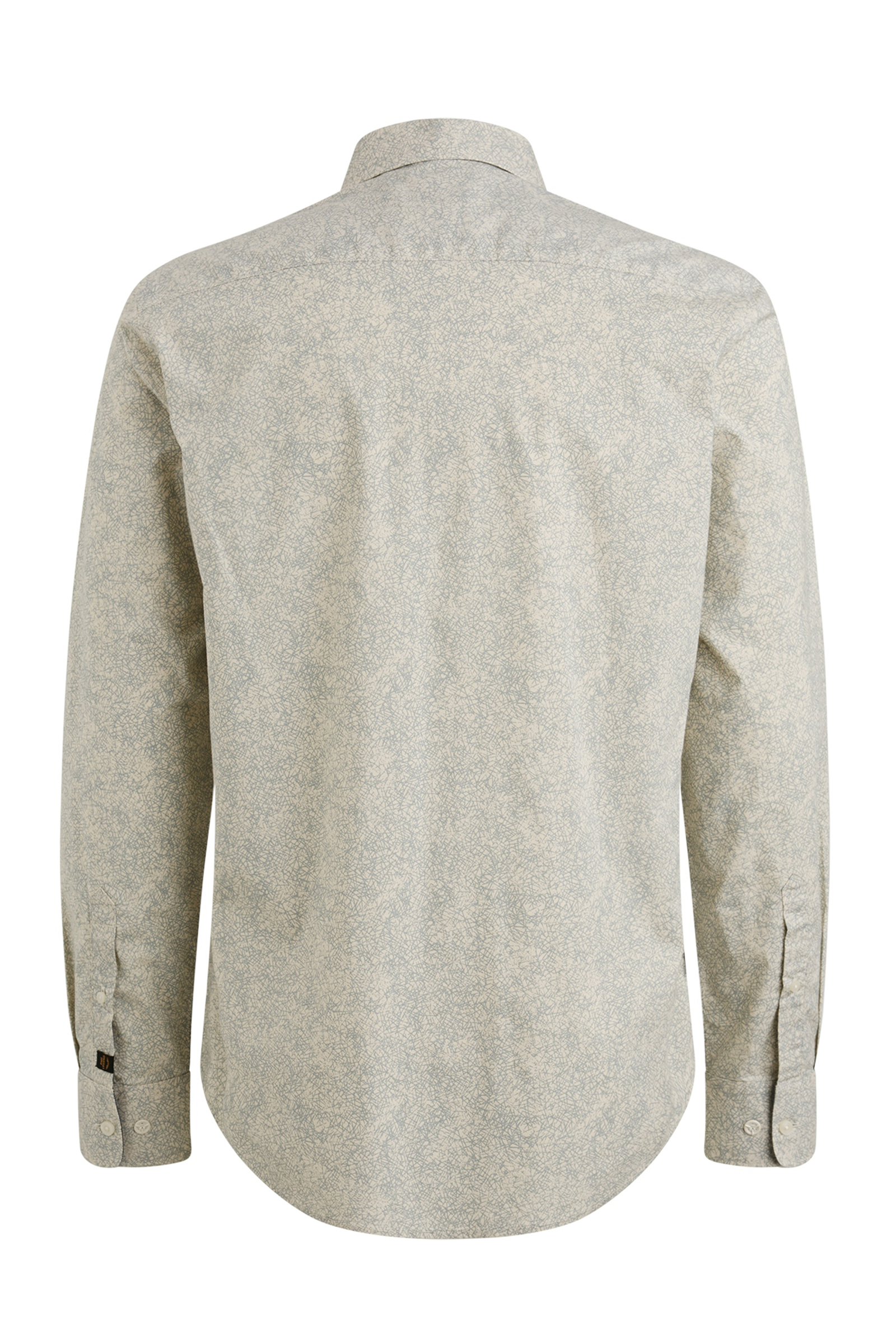 Heren overhemd lm casual bruin