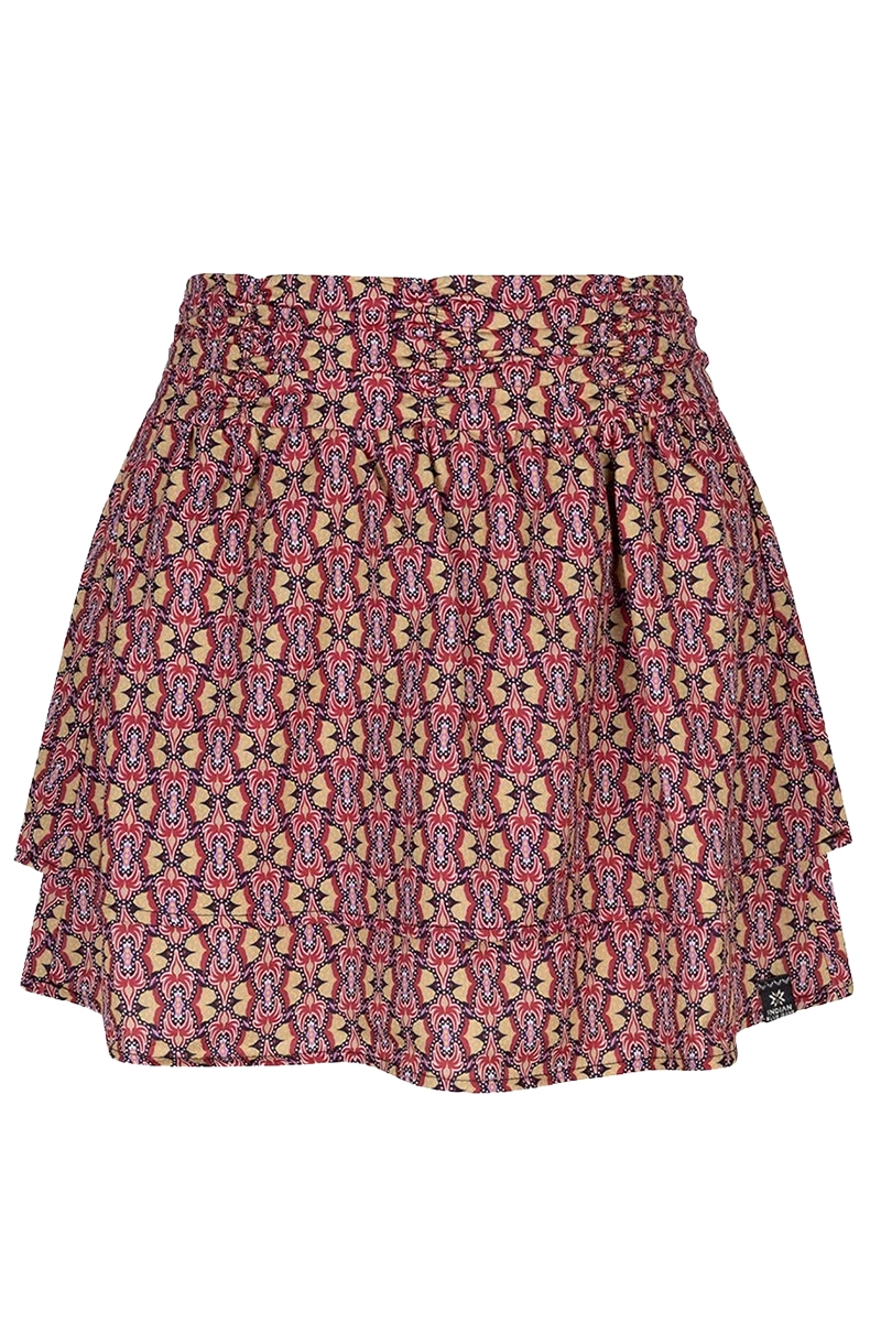 Indian Blue Jeans skirt fancy aop Rose-1 1