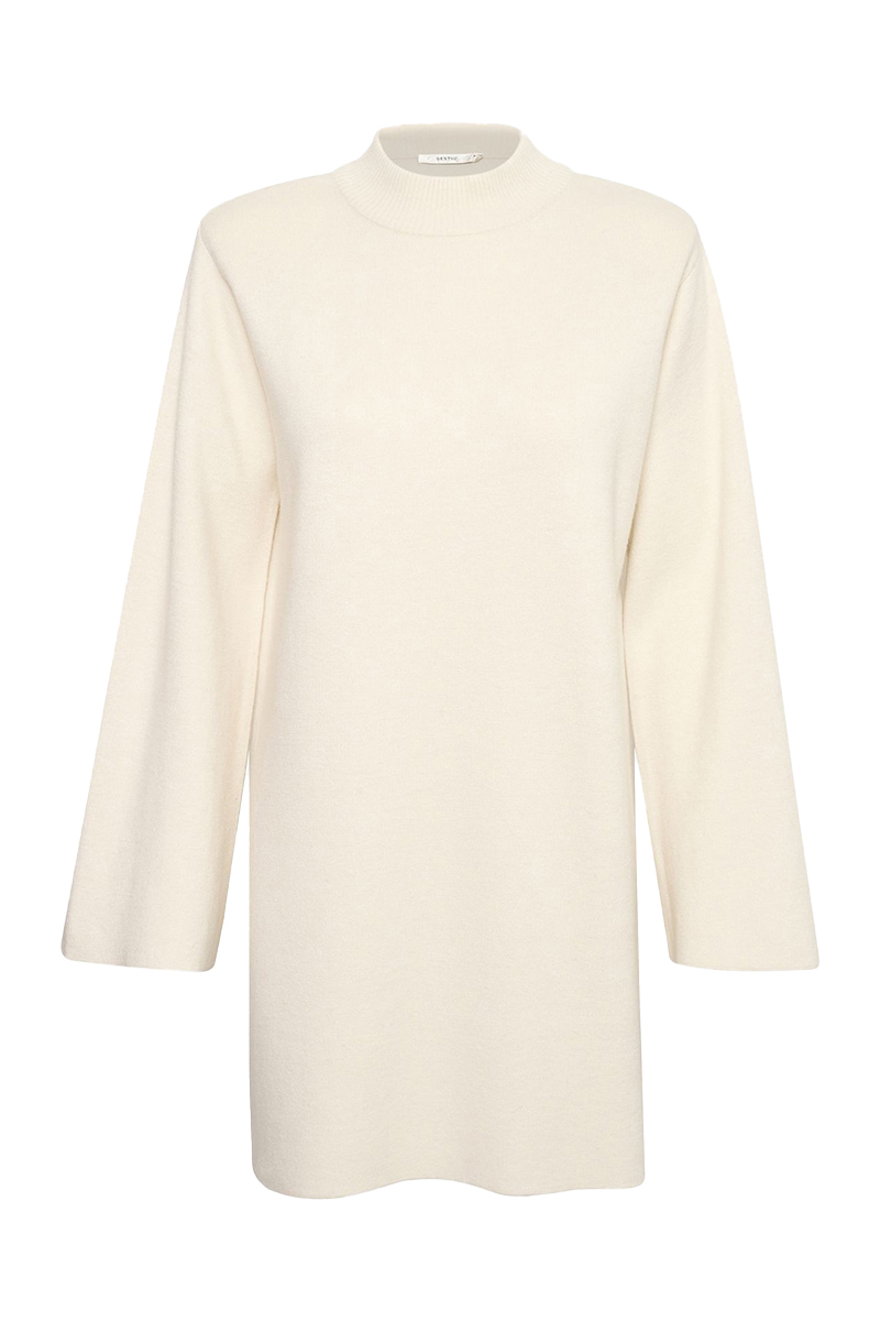 Gestuz AlbitaGZ short dress Ecru-1 1